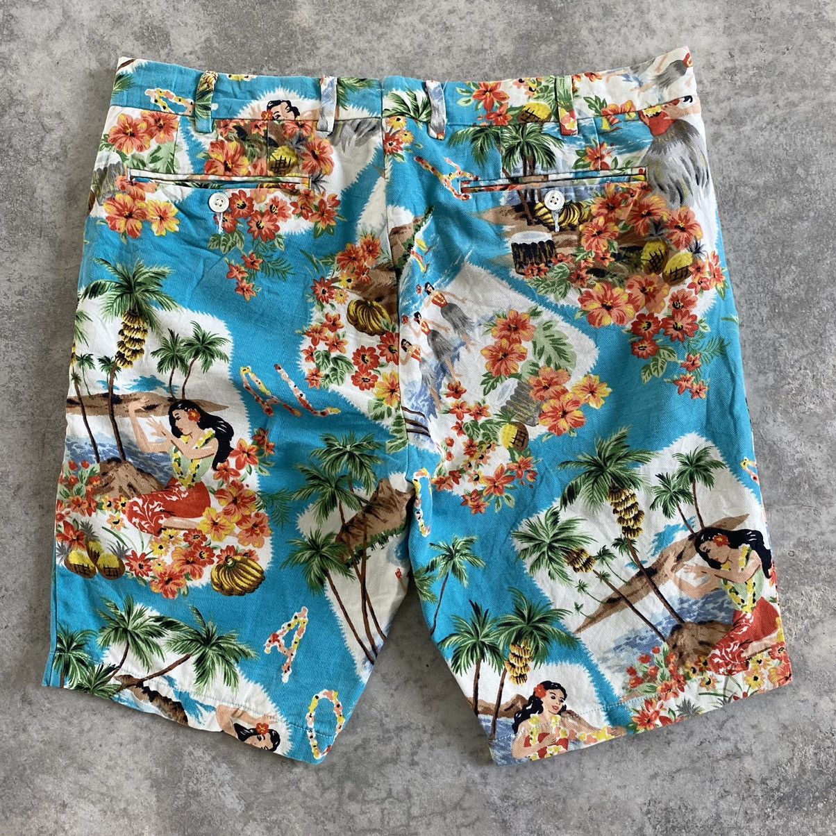 Polo Ralph Lauren × Ralph Lauren Polo Ralph Lauren Aloha Hawaiian Shorts Slim Fit Jorts Size US 33 - 9 Thumbnail