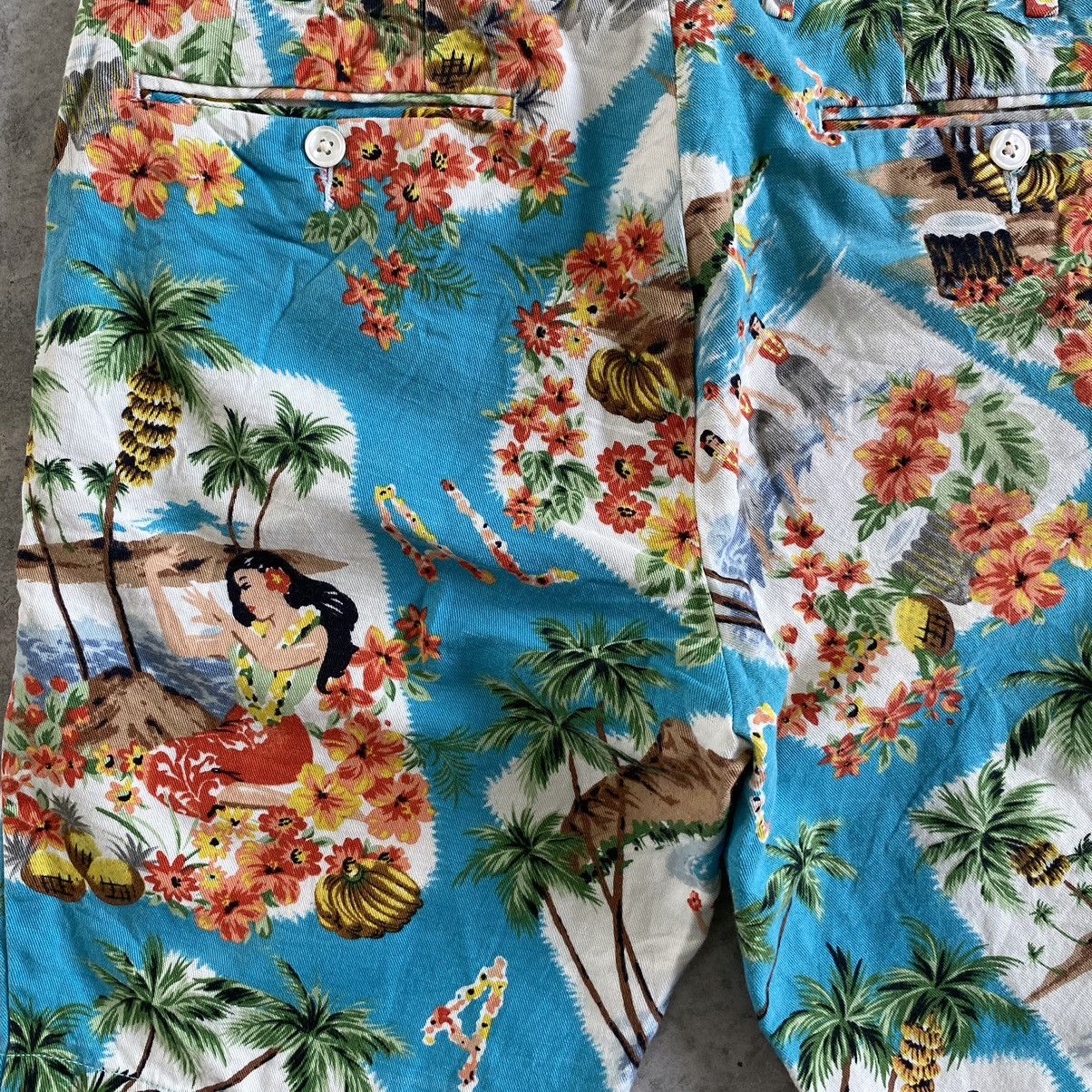 Polo Ralph Lauren × Ralph Lauren Polo Ralph Lauren Aloha Hawaiian Shorts Slim Fit Jorts Size US 33 - 12 Thumbnail