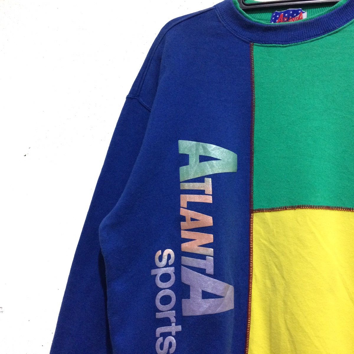 USA Olympics × Vintage Rare!!! Vintage ATLANTA Sports Sweatshirt Pullover Vtg 90's Size US M / EU 48-50 / 2 - 2 Thumbnail