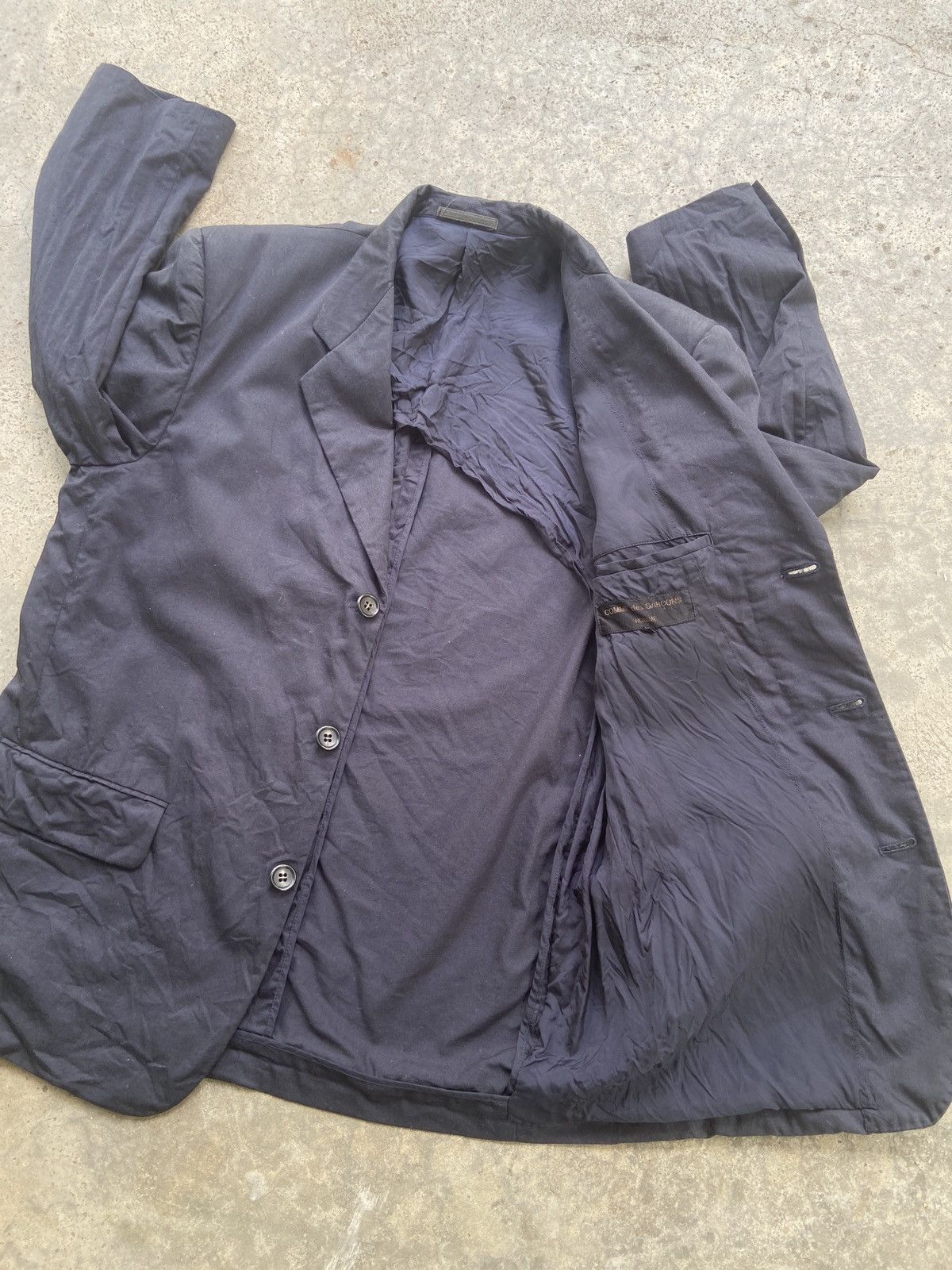 Comme des Garcons Vintage Comme des Garcons Homme Blazer Jacket Size US S / EU 44-46 / 1 - 5 Thumbnail