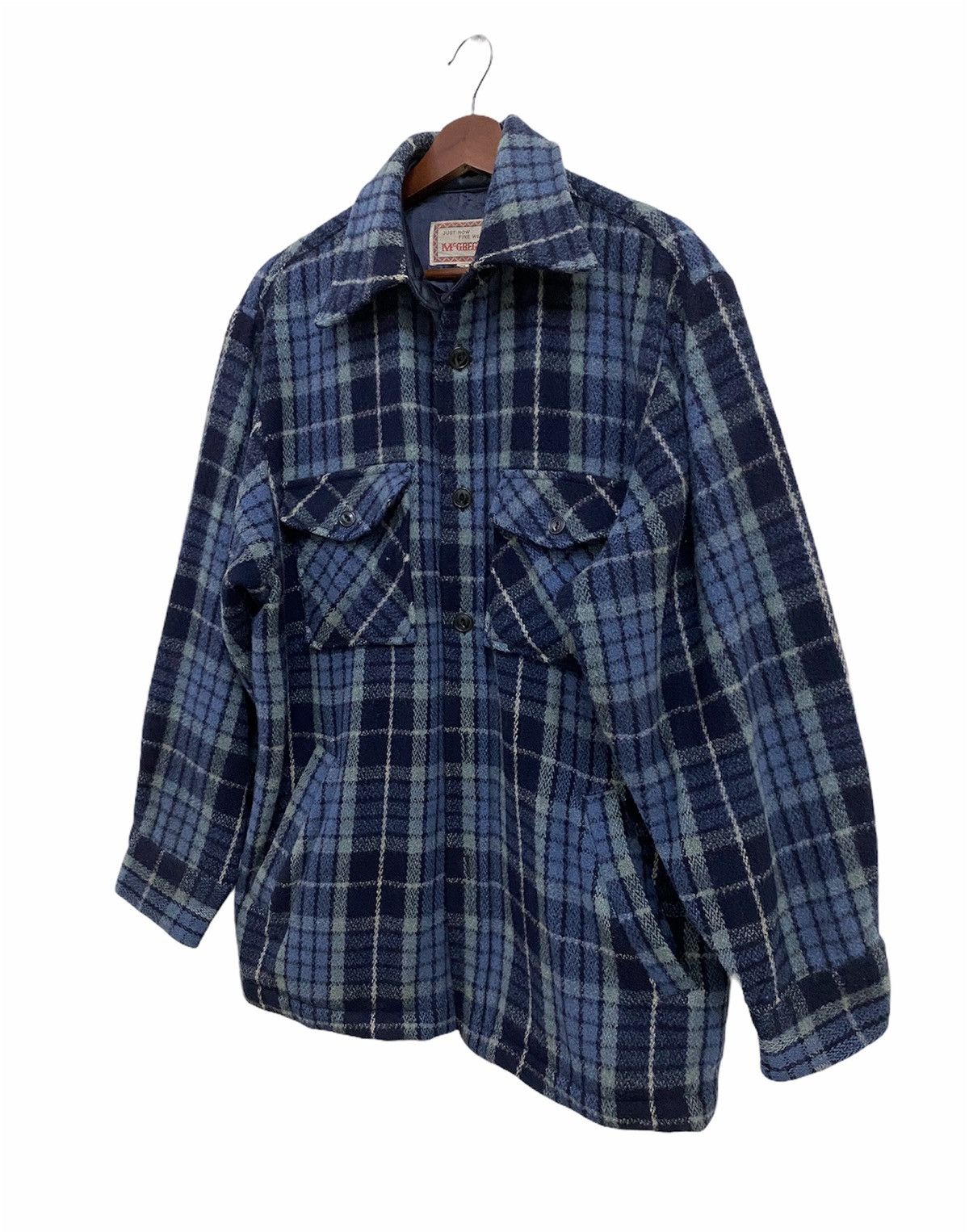 Flannel × Japanese Brand × McGregor Vintage Mc Gregor Wool Flannel Jacket Size US M / EU 48-50 / 2 - 2 Thumbnail