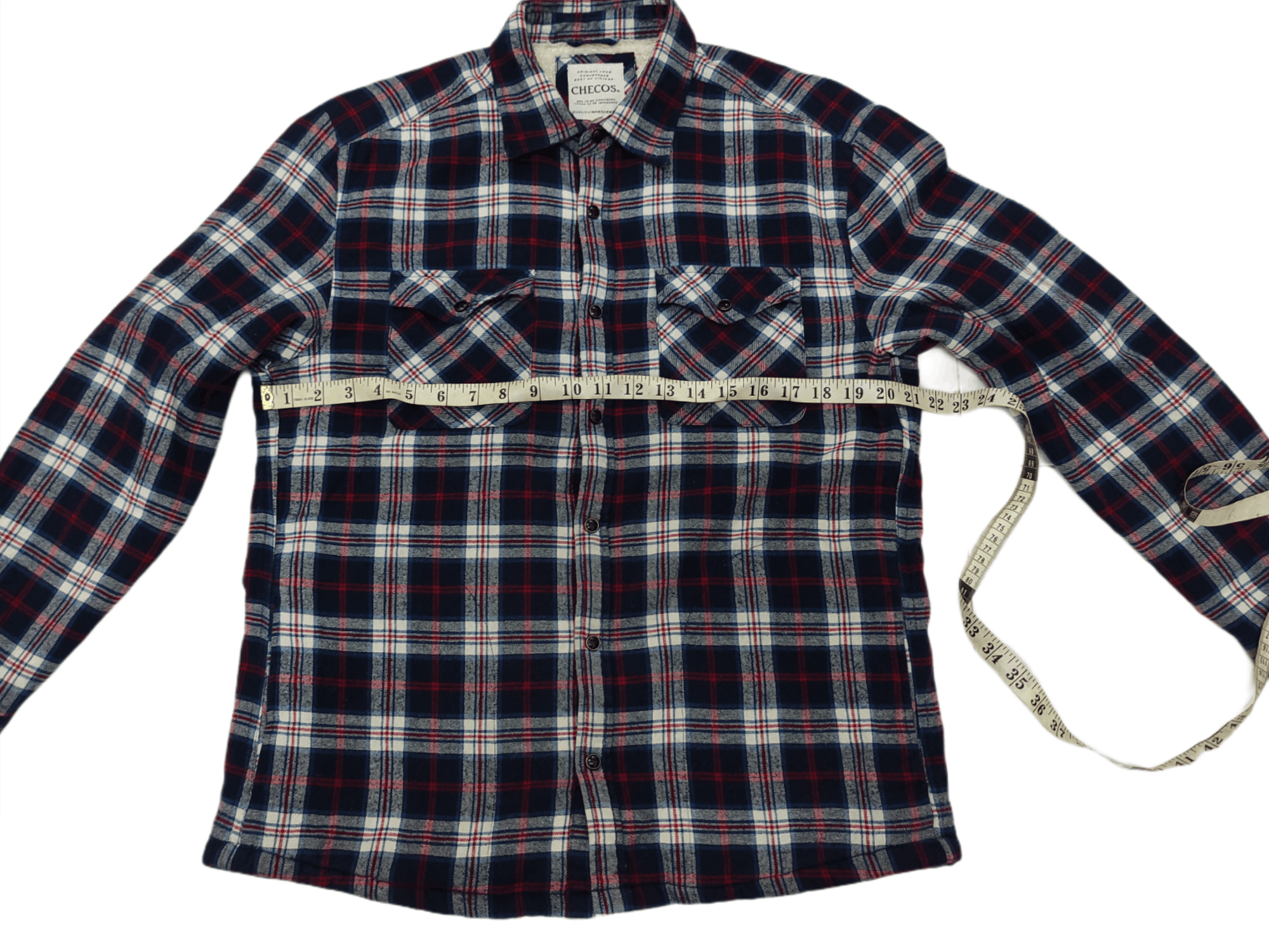 Flannel × Vintage Vintage Snap Buttons Sherpa Flannel Jacket Size US L / EU 52-54 / 3 - 11 Thumbnail