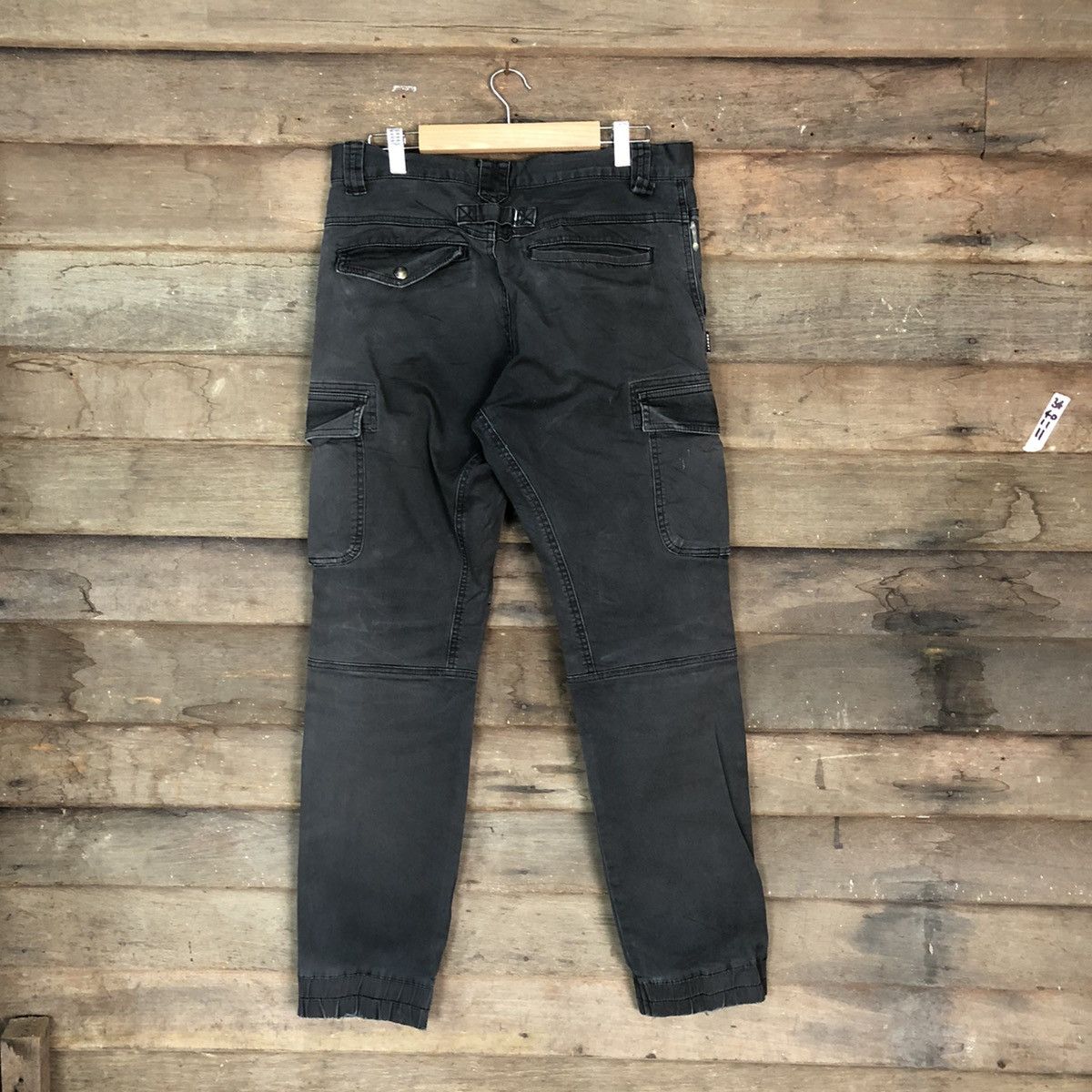 Japanese Brand Rocky double knee distressed Cargo Multipocket Pants #6793 Size US 31 - 11 Thumbnail