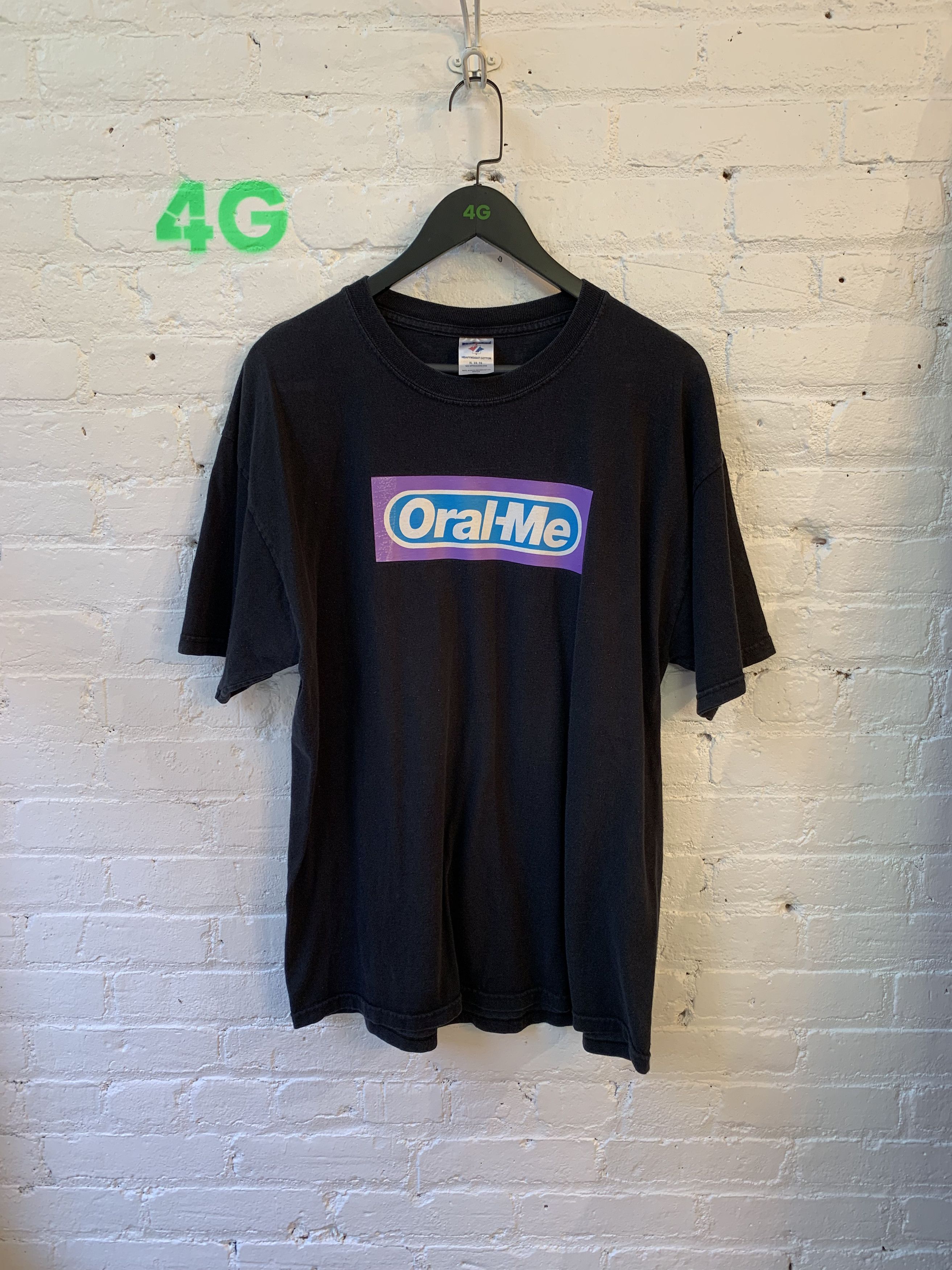 Image of Vintage Oral Me Suck Me Fuck 4Gseller Tee in Black, Men's (Size XL)