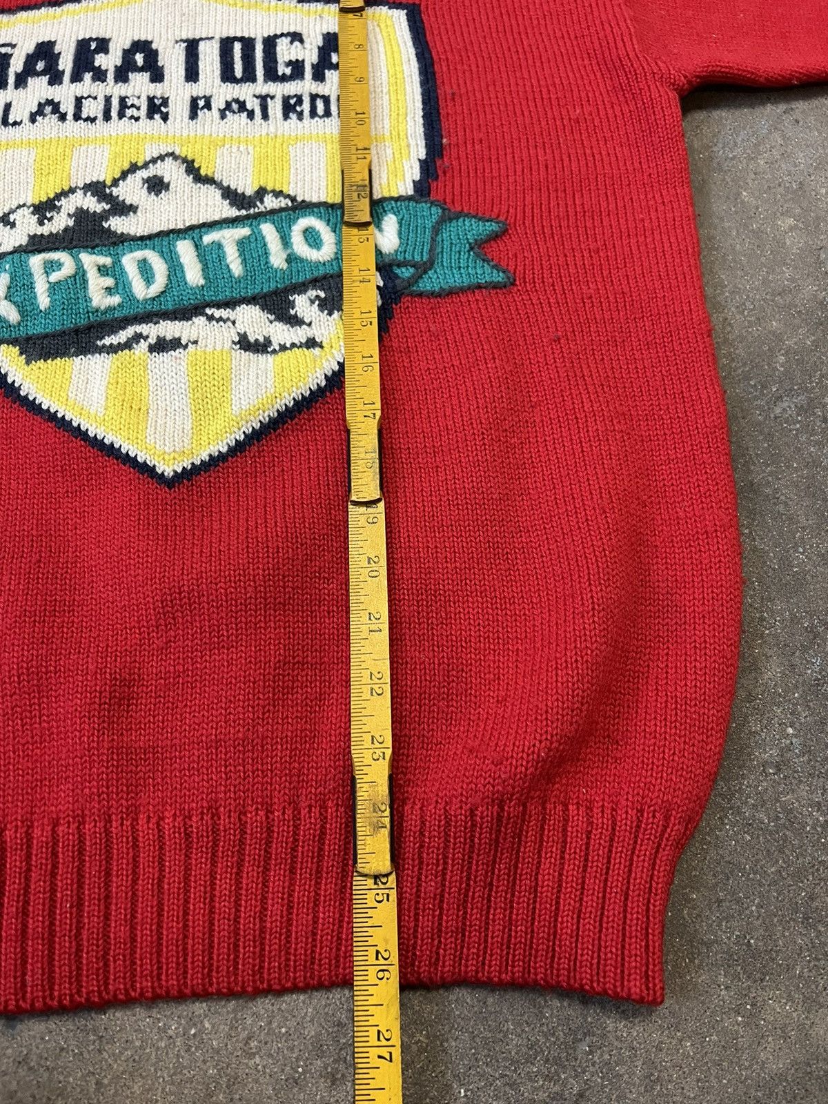 Vintage 80s Vintage Saratoga Glacier Patrol Expedition Knit Sweater Size US L / EU 52-54 / 3 - 6 Thumbnail