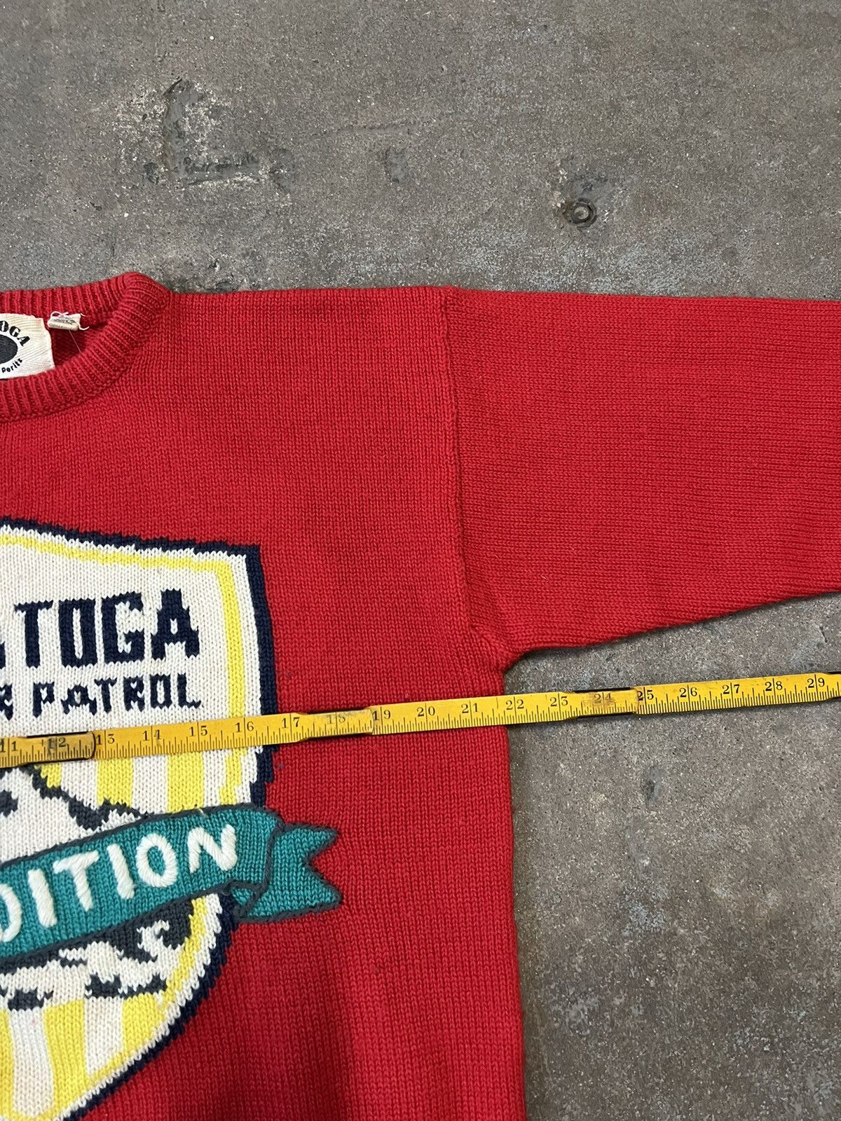 Vintage 80s Vintage Saratoga Glacier Patrol Expedition Knit Sweater Size US L / EU 52-54 / 3 - 5 Thumbnail
