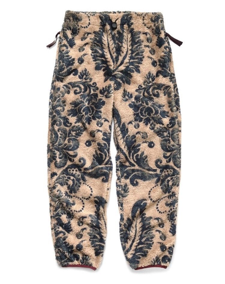 KAPITAL DAMASK FLEECE PANTS