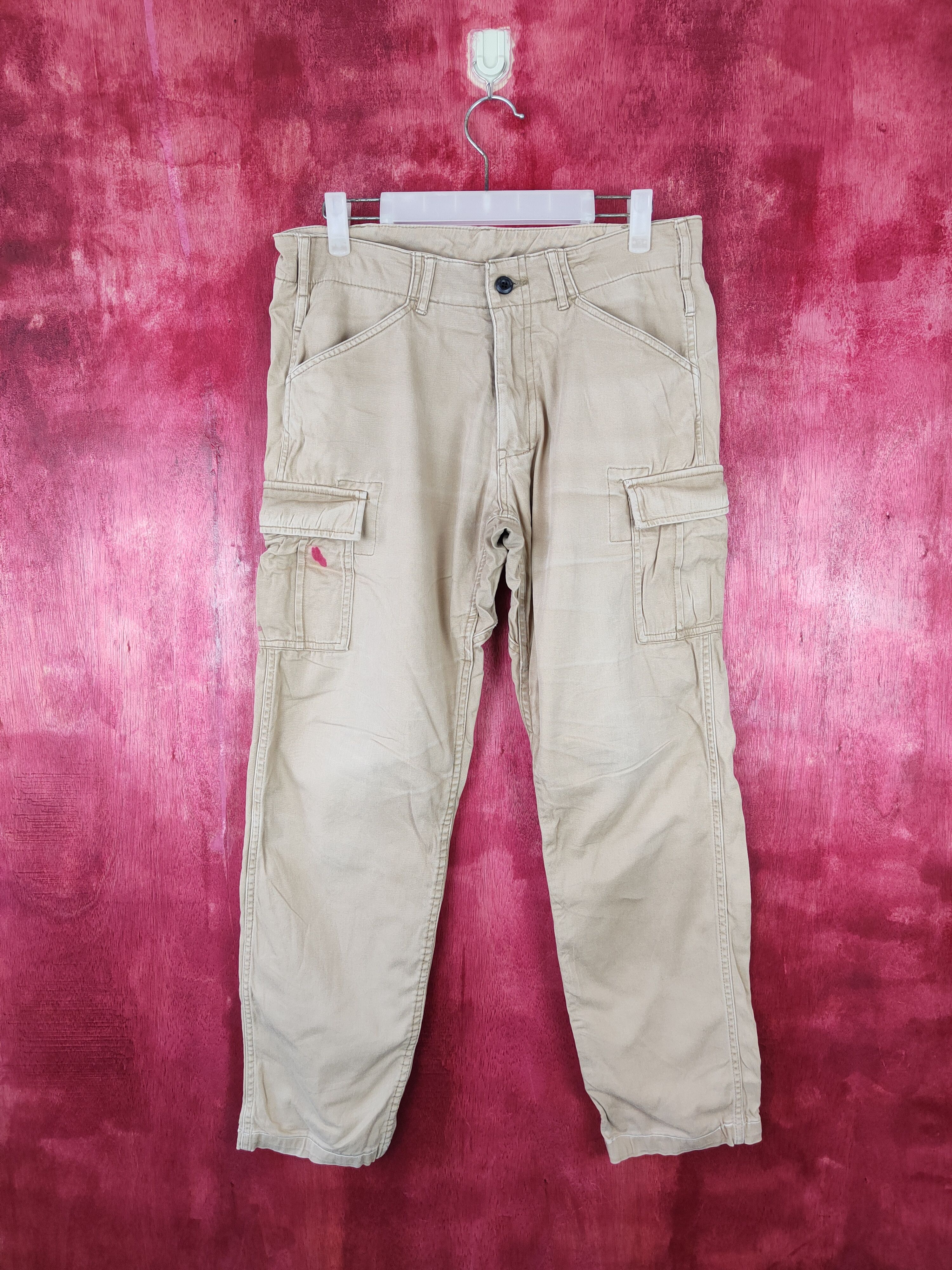 image of Vintage Gladiator Armor For Work Multi Pocket Cargo Pants 4868 in Brown, Men's (Size 32)