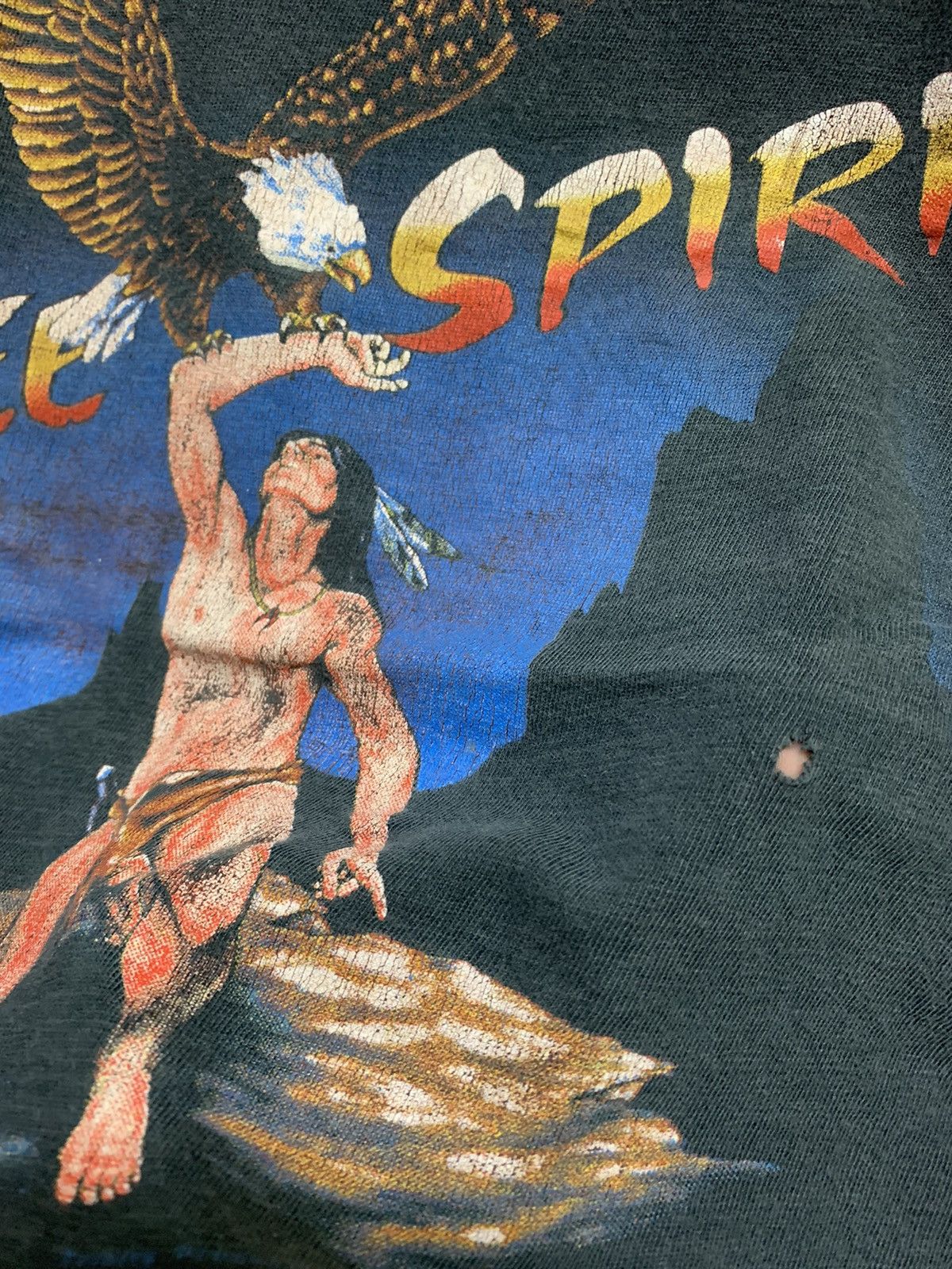 Vintage Vintage free spirit red indian eagle 80s Size US L / EU 52-54 / 3 - 4 Thumbnail