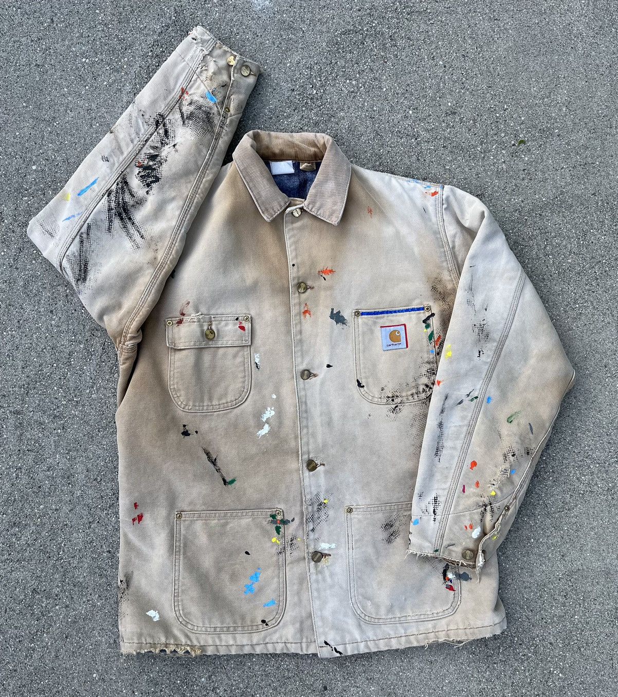 Carhartt Vintage Custom Carhartt Chore Ranch Work Coat Detroit Quilt Size US L / EU 52-54 / 3 - 9 Thumbnail