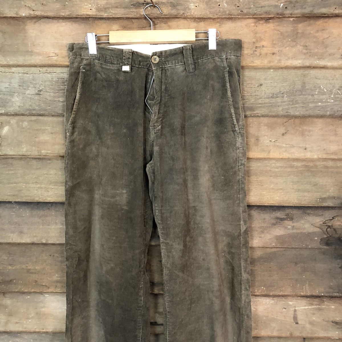 Japanese Brand Japanese Brand Dark Brown Conduroi Casual Pants #7064 Size US 31 - 2 Thumbnail