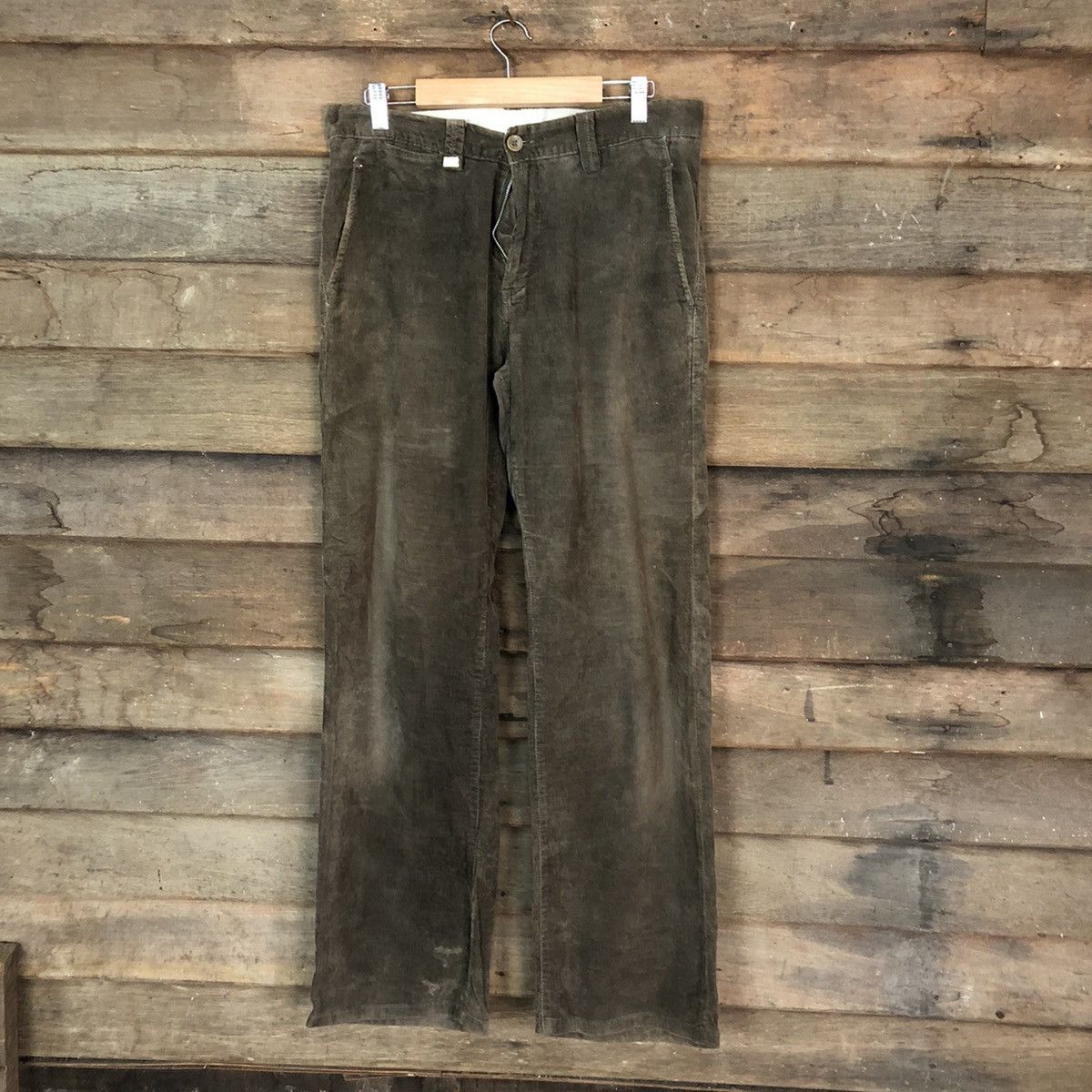 Japanese Brand Japanese Brand Dark Brown Conduroi Casual Pants #7064 Size US 31 - 1 Thumbnail