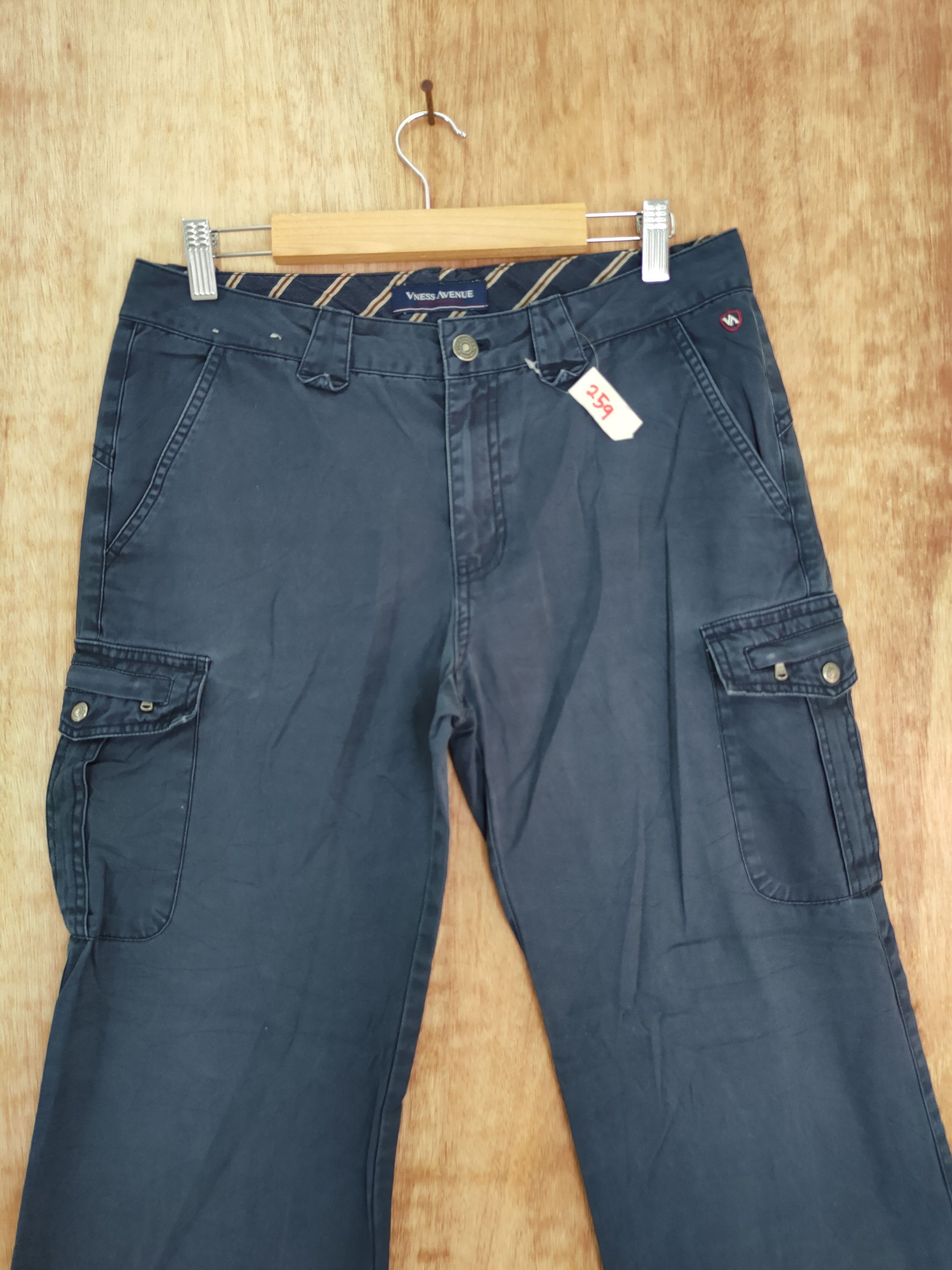 Japanese Brand DLL Vness Avenue japan blue multipocket cargo pants #259 Size US 30 / EU 46 - 3 Thumbnail