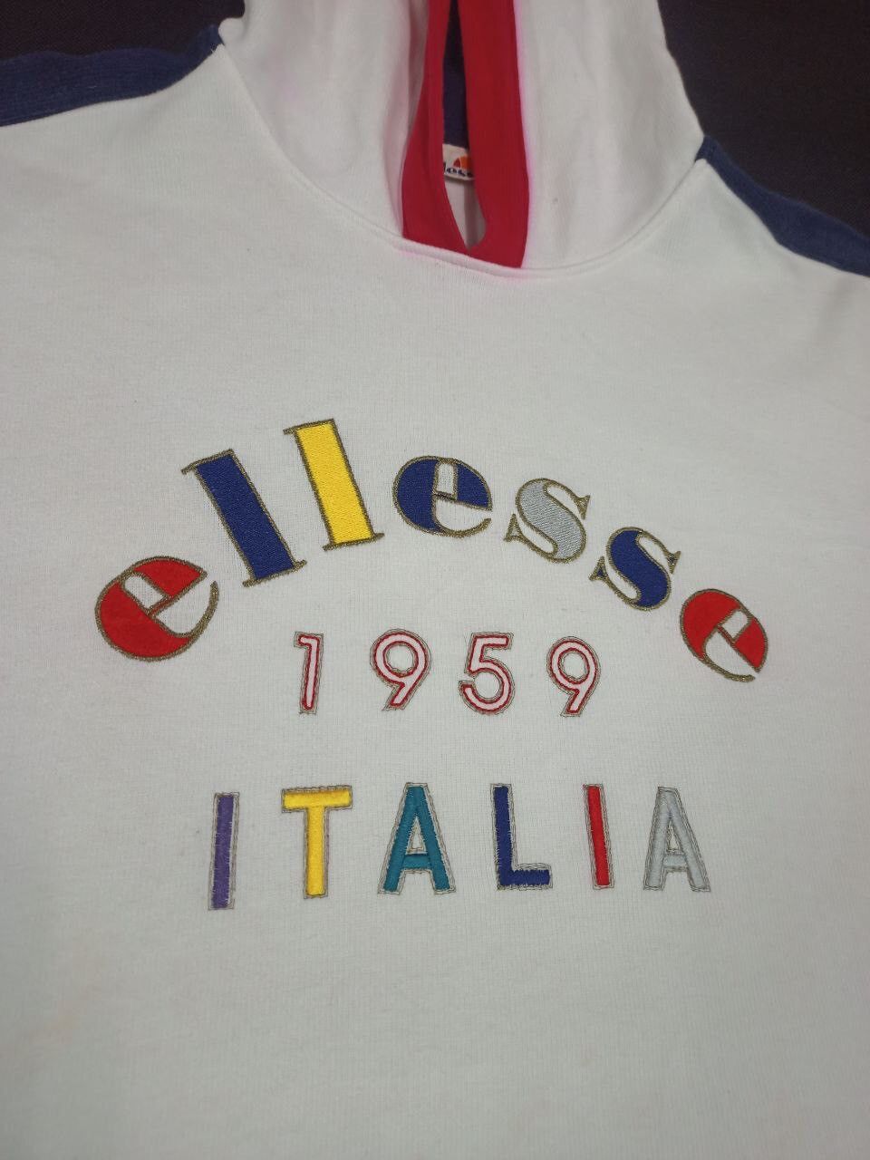 Ellesse × Vintage VINTAGE ELLESSE HOODIE EMBROIDERY LOGO MULTICOLOUR Size US L / EU 52-54 / 3 - 3 Thumbnail