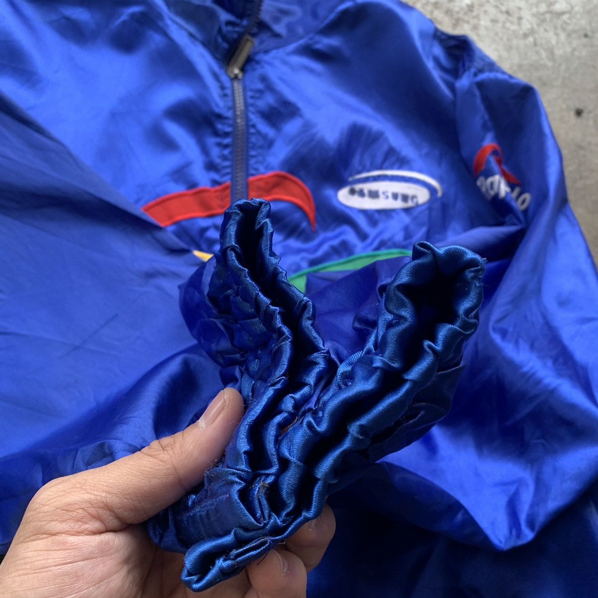 Samsung × Vintage Samsung corporation Taekwando Team sweater light jacket Size US M / EU 48-50 / 2 - 9 Thumbnail