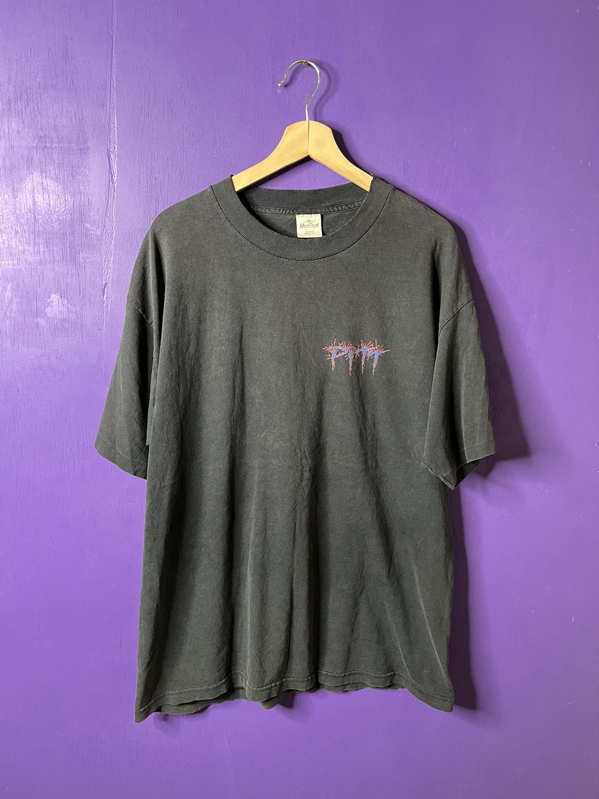 Vintage 90s Pitt bring it on faded anime t-shirt