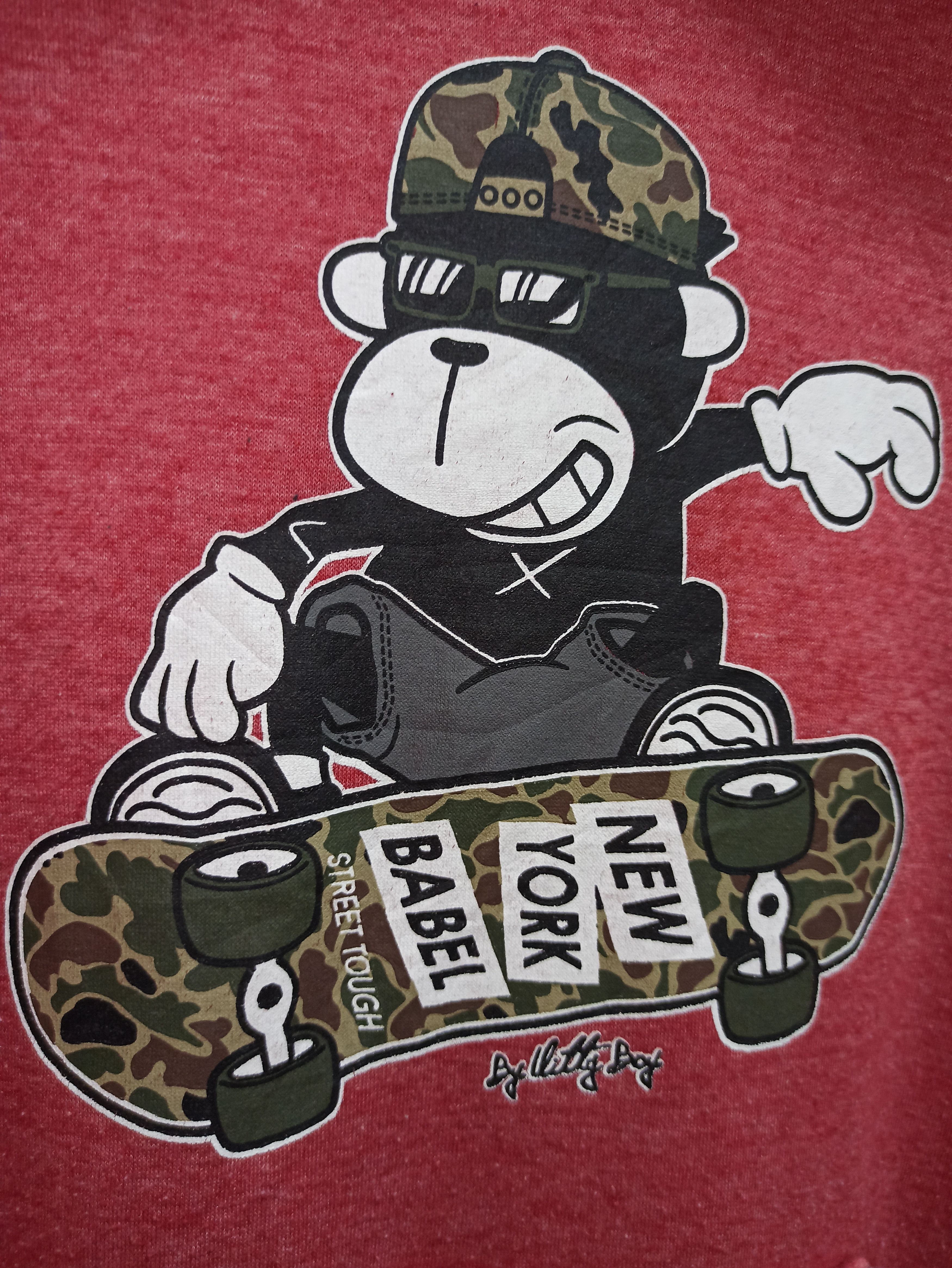 Japanese Brand Uittg Baby Hooded Sweatshirt Skateboard Style Jump (c36) Size US M / EU 48-50 / 2 - 3 Thumbnail