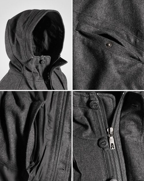ADDICT wool mix felt bomber Size US M / EU 48-50 / 2 - 3 Thumbnail