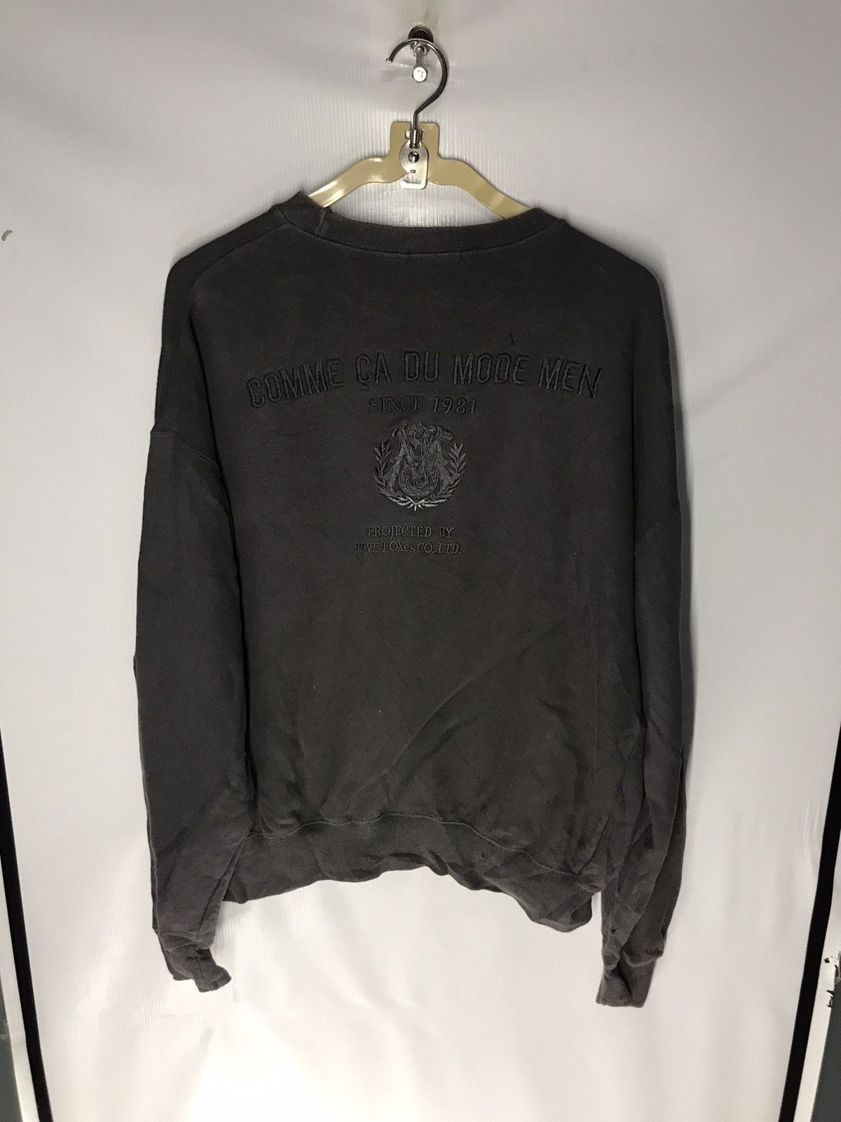 Comme Ca Ism × Japanese Brand Comme ca du mode men back spellout sweatshirt Size US L / EU 52-54 / 3 - 7 Thumbnail