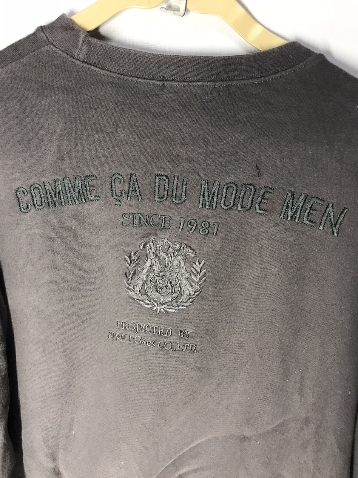 Comme Ca Ism × Japanese Brand Comme ca du mode men back spellout sweatshirt Size US L / EU 52-54 / 3 - 4 Thumbnail