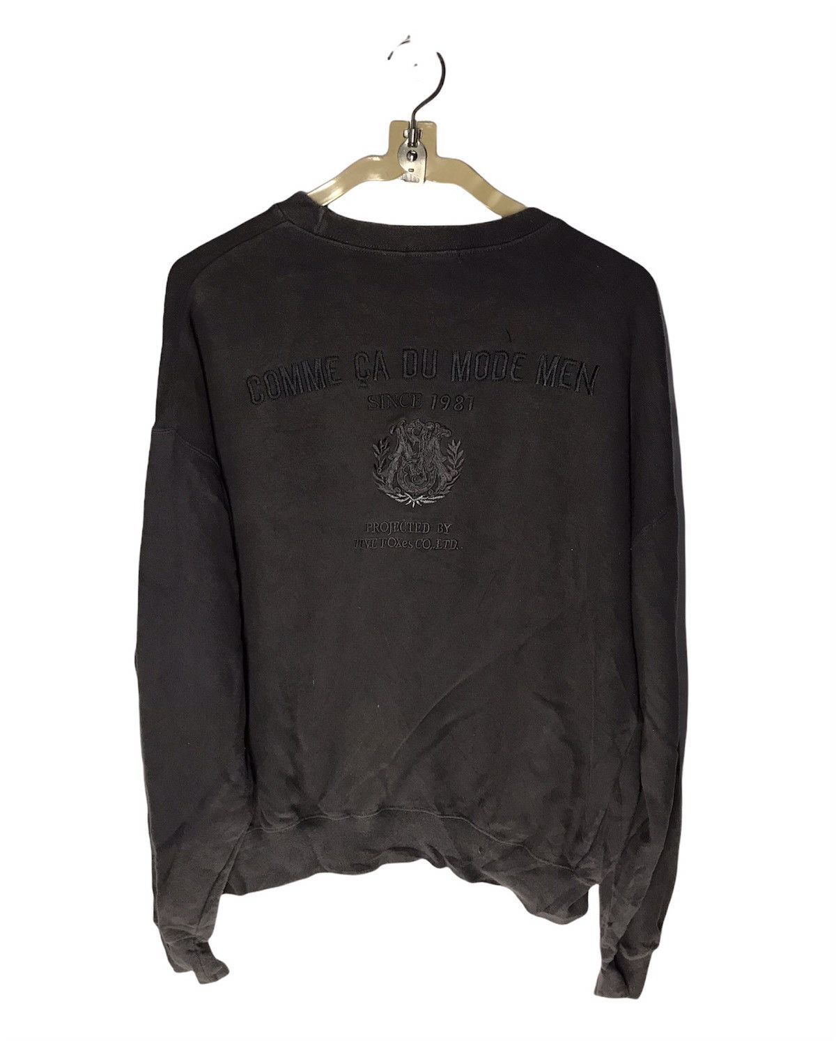 Comme Ca Ism × Japanese Brand Comme ca du mode men back spellout sweatshirt Size US L / EU 52-54 / 3 - 2 Thumbnail