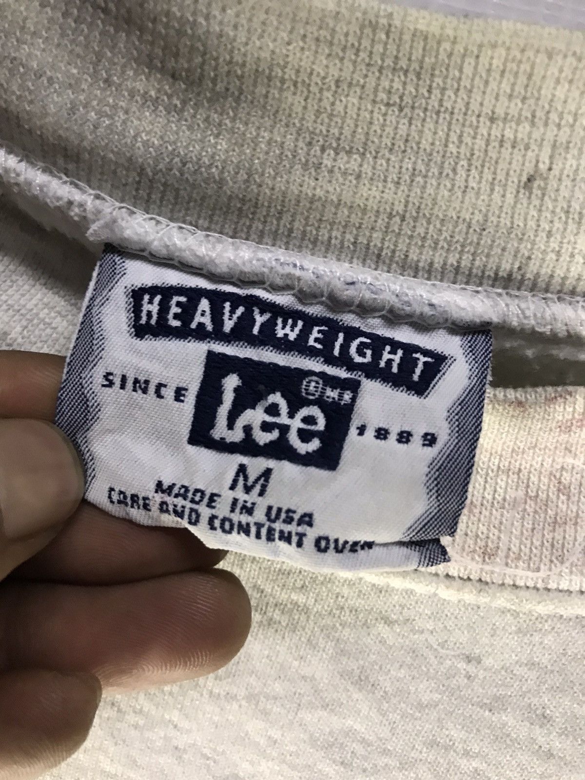 Lee × Vintage Vintage lee crewneck sweatshirt made in usa Size US M / EU 48-50 / 2 - 3 Thumbnail
