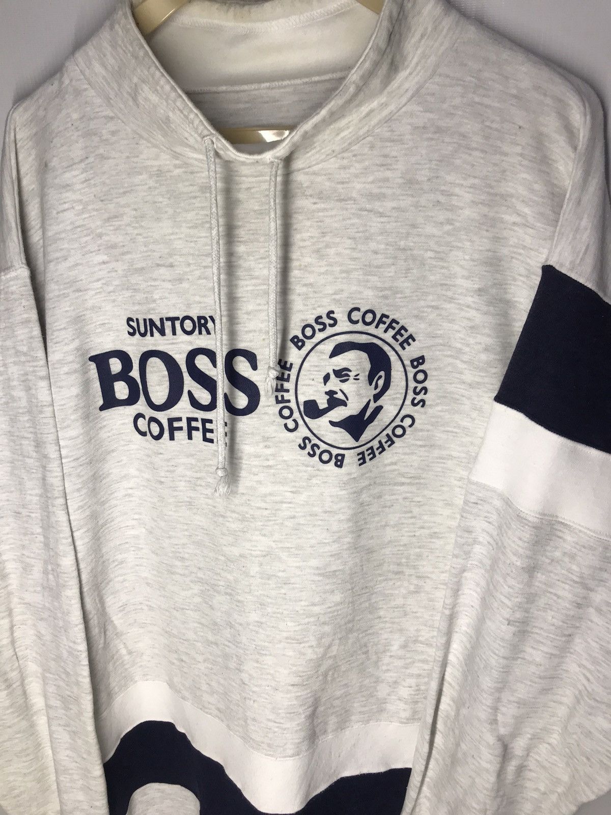 Japanese Brand Suntory coffee boss sweatshirt turtleneck Size US L / EU 52-54 / 3 - 3 Thumbnail