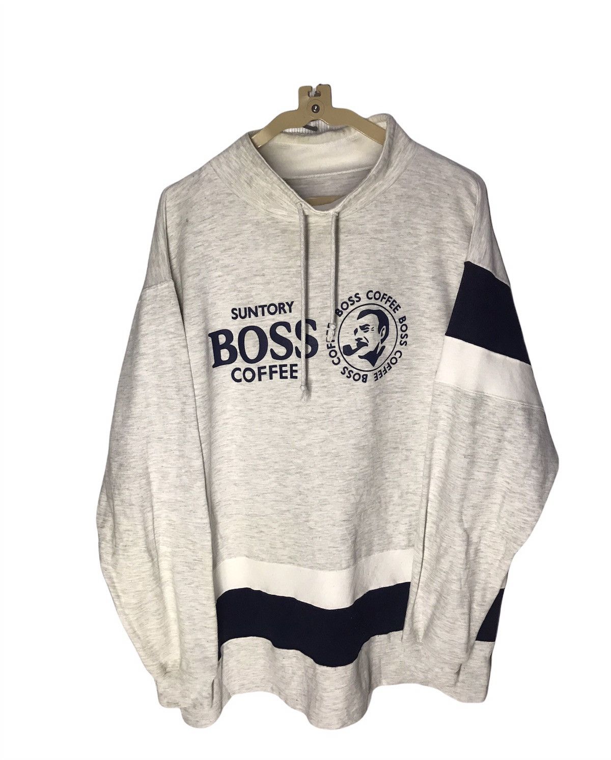 Suntory coffee boss sweatshirt turtleneck