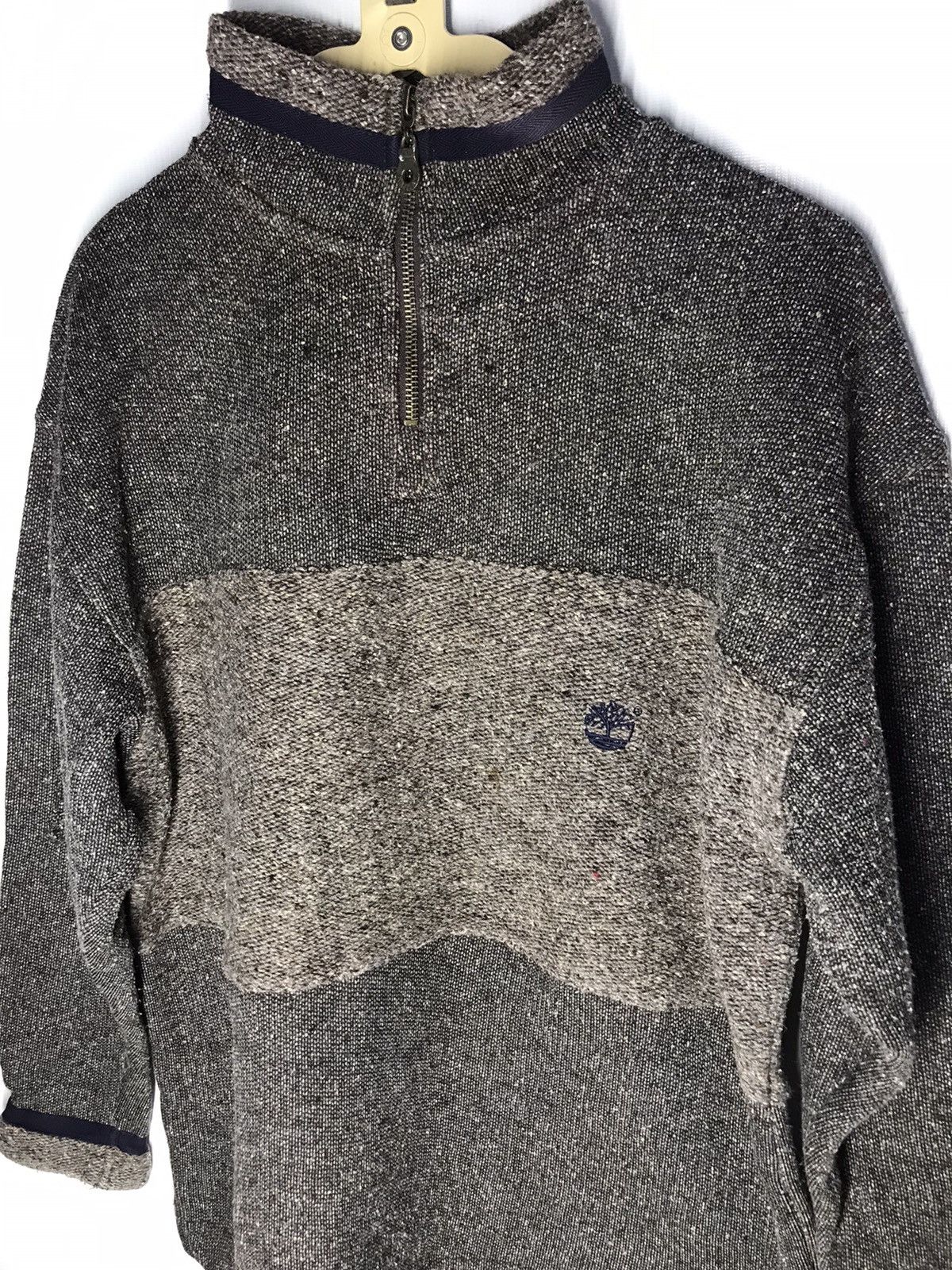 Timberland Timberland wool half zipper sweatshirt Size US M / EU 48-50 / 2 - 7 Thumbnail
