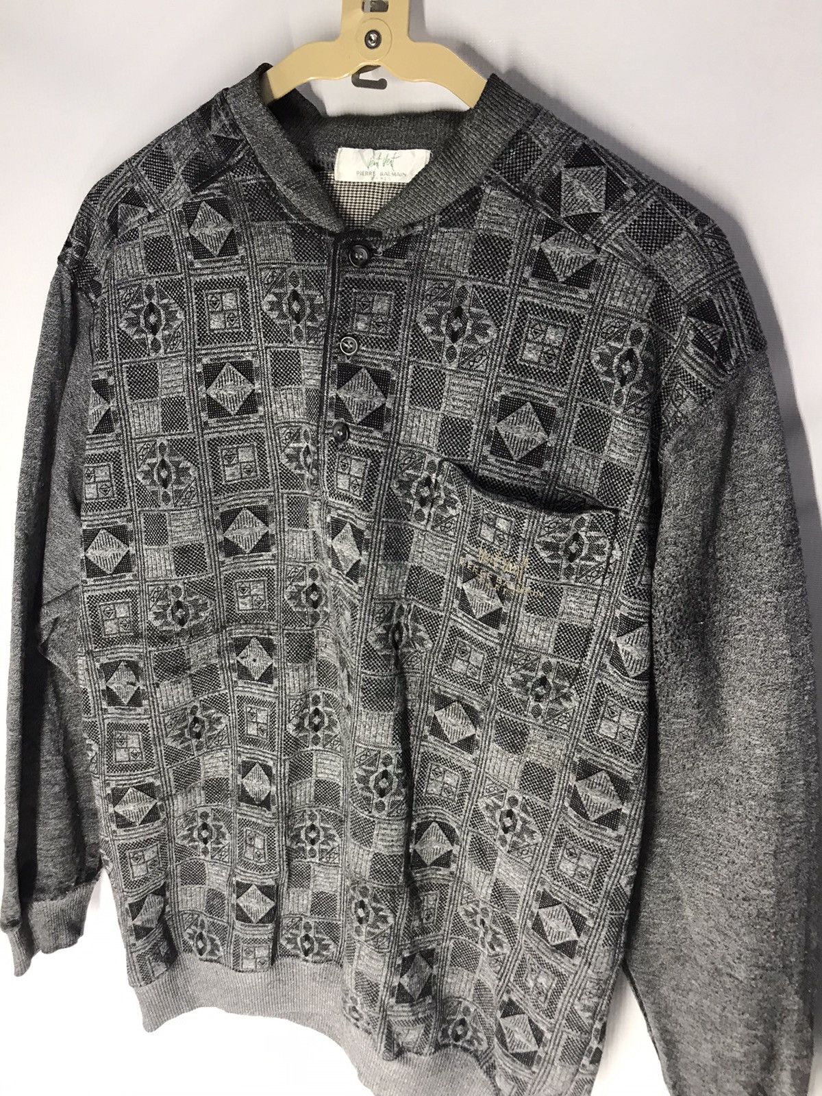 Designer × Pierre Balmain Ventvent Pierre balmain paris single pocket sweatshirt Size US M / EU 48-50 / 2 - 5 Thumbnail