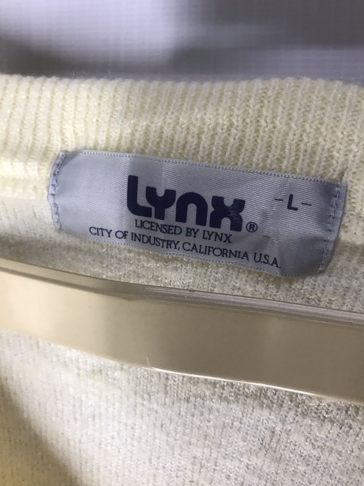 Japanese Brand Lynx knit sweatshirt vneck Size US L / EU 52-54 / 3 - 5 Thumbnail