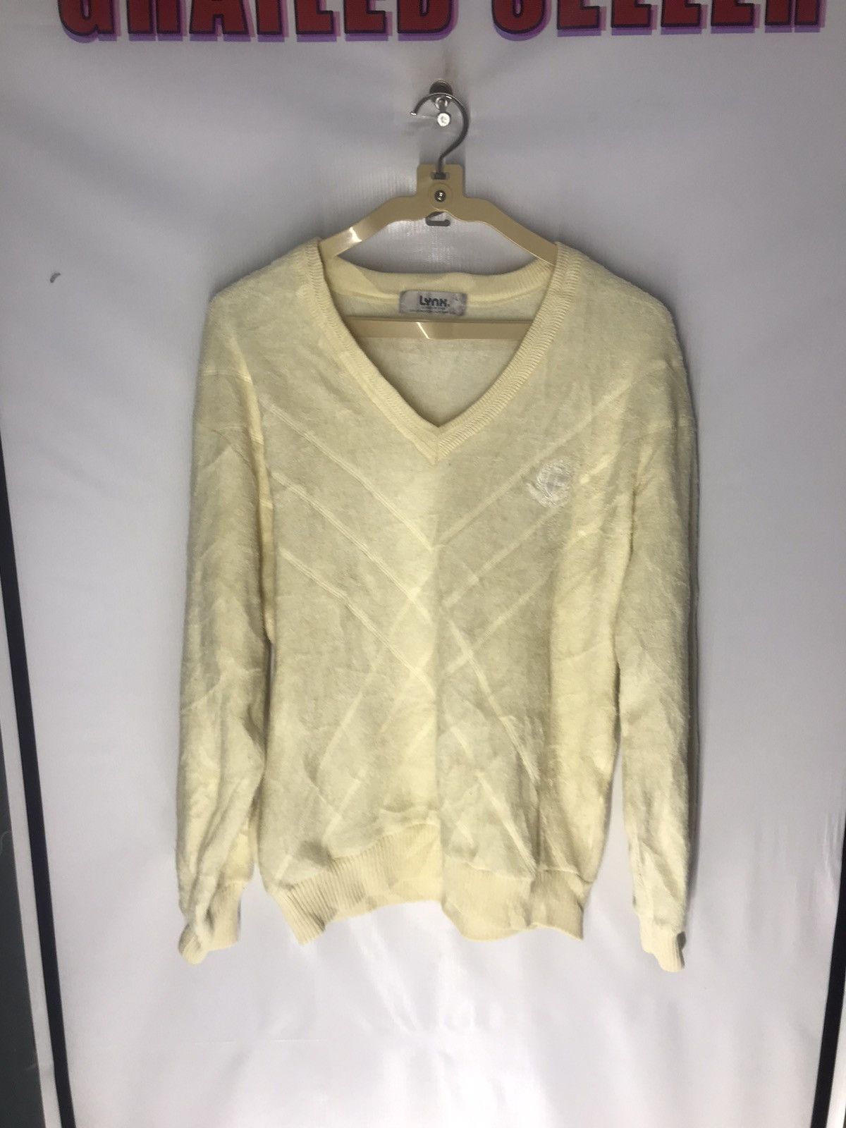 Japanese Brand Lynx knit sweatshirt vneck Size US L / EU 52-54 / 3 - 7 Thumbnail