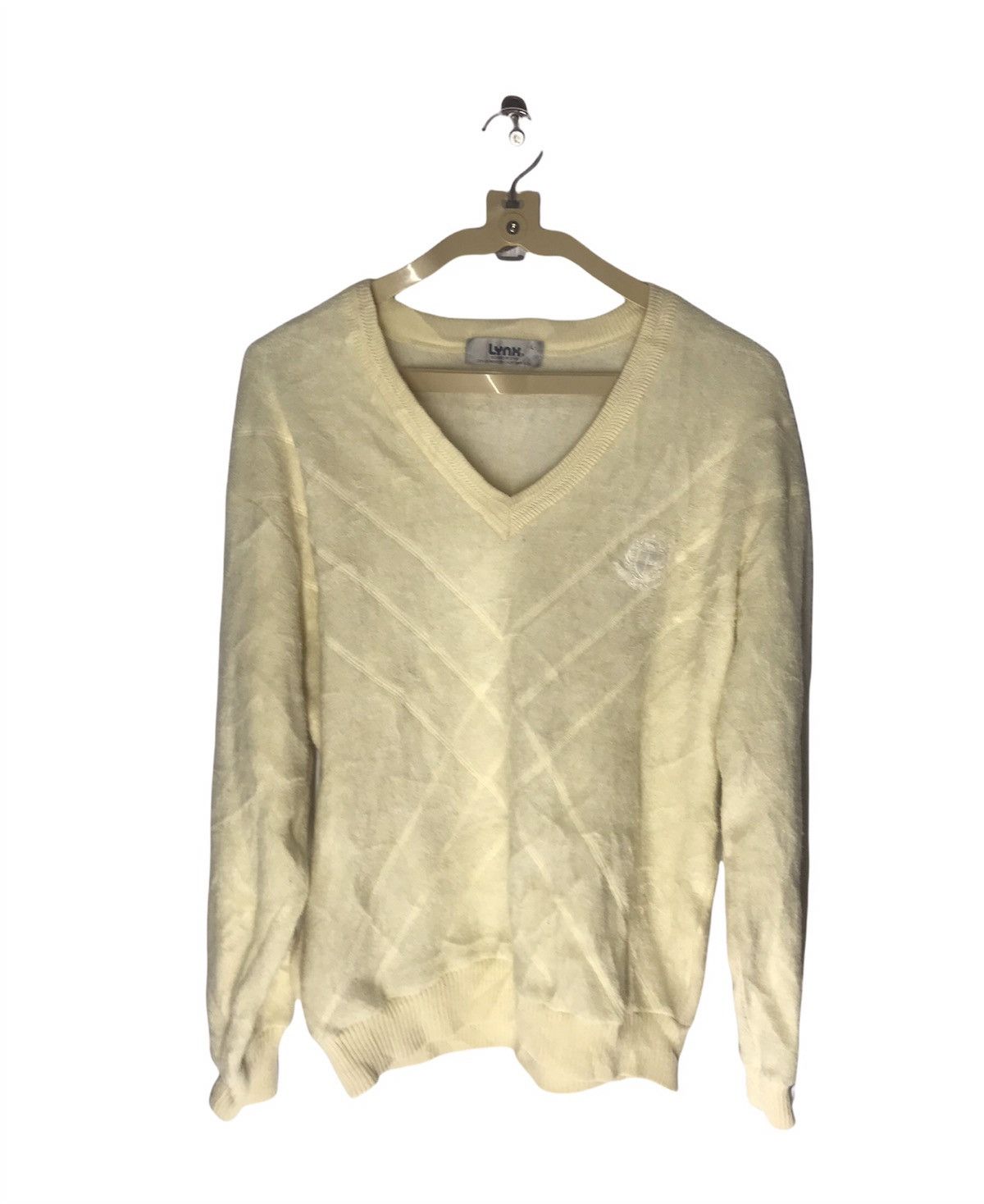Japanese Brand Lynx knit sweatshirt vneck Size US L / EU 52-54 / 3 - 1 Thumbnail