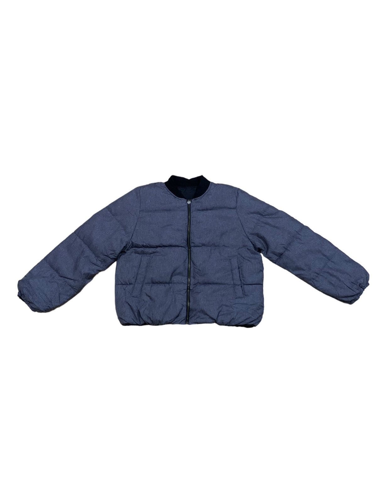 image of Beauty Beast x Bomber Jacket Accepf Offervintage Reversible Style Puffer Paded Jacket in Black, Wom