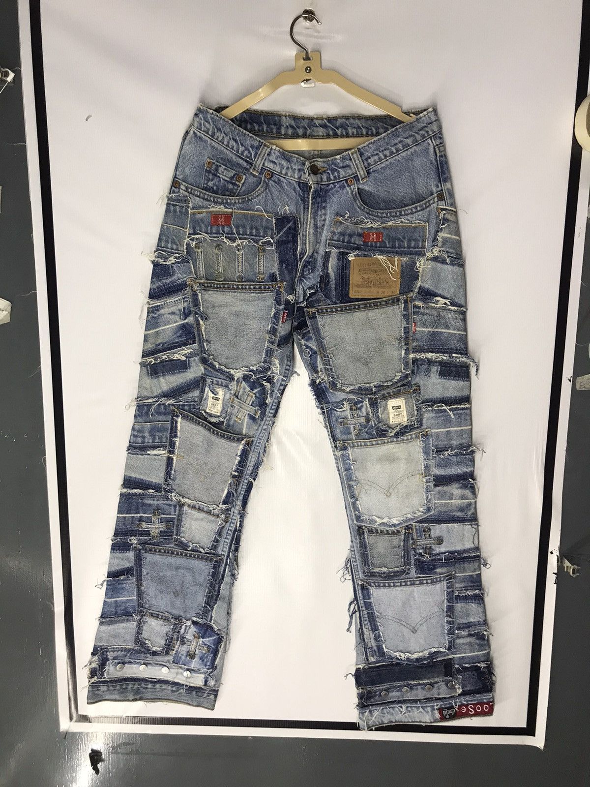 Levi's Vintage Clothing 🔥BEST OFFER 🔥Levi’s distressed denim patchwork size 32 Size US 32 / EU 48 - 13 Thumbnail