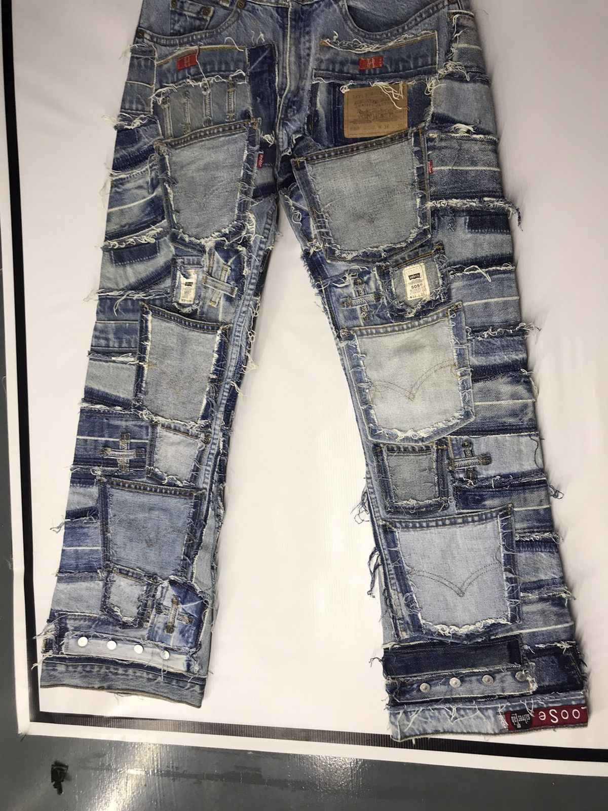 Levi's Vintage Clothing 🔥BEST OFFER 🔥Levi’s distressed denim patchwork size 32 Size US 32 / EU 48 - 14 Thumbnail