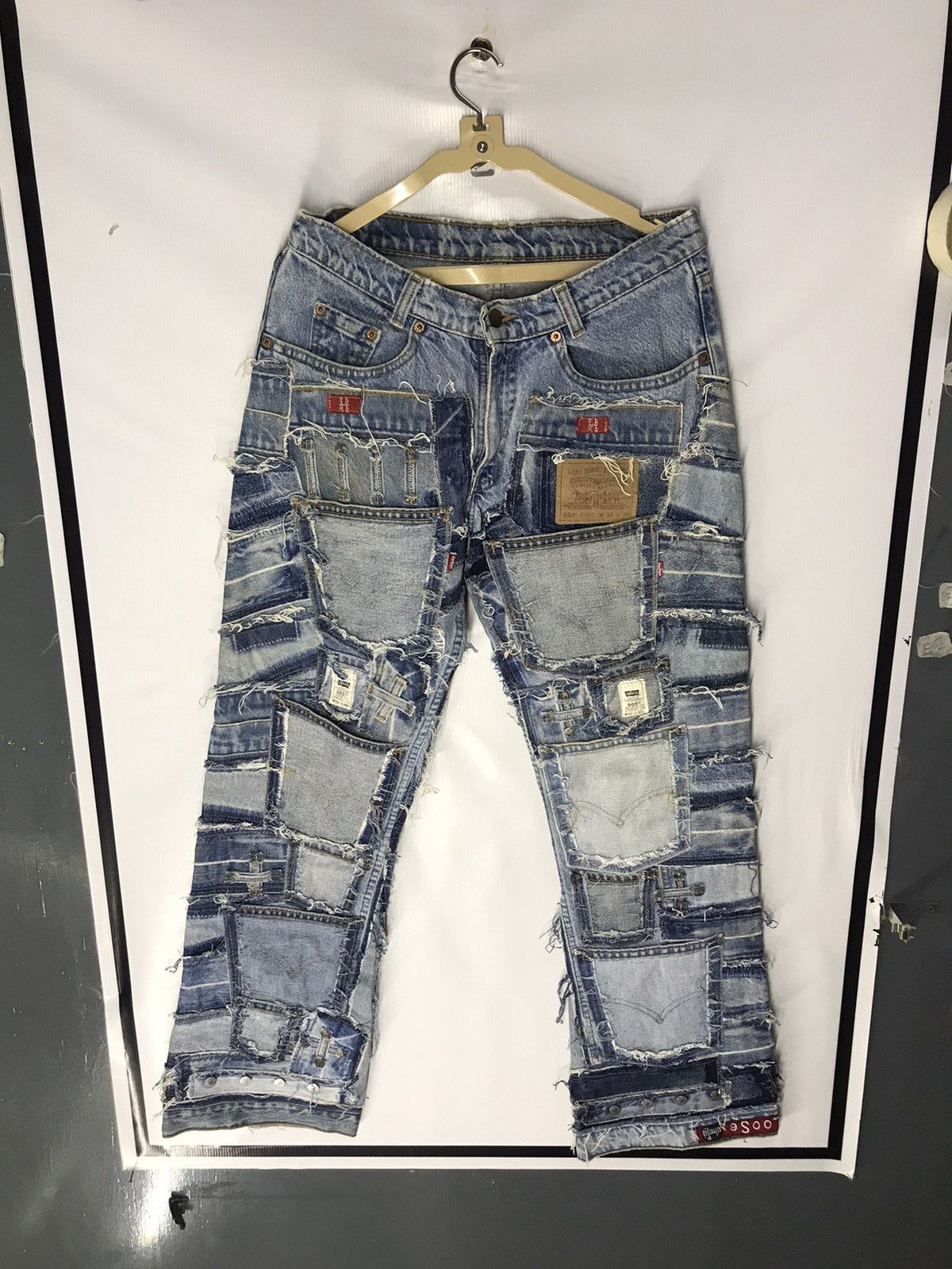 Levi's Vintage Clothing 🔥BEST OFFER 🔥Levi’s distressed denim patchwork size 32 Size US 32 / EU 48 - 12 Thumbnail