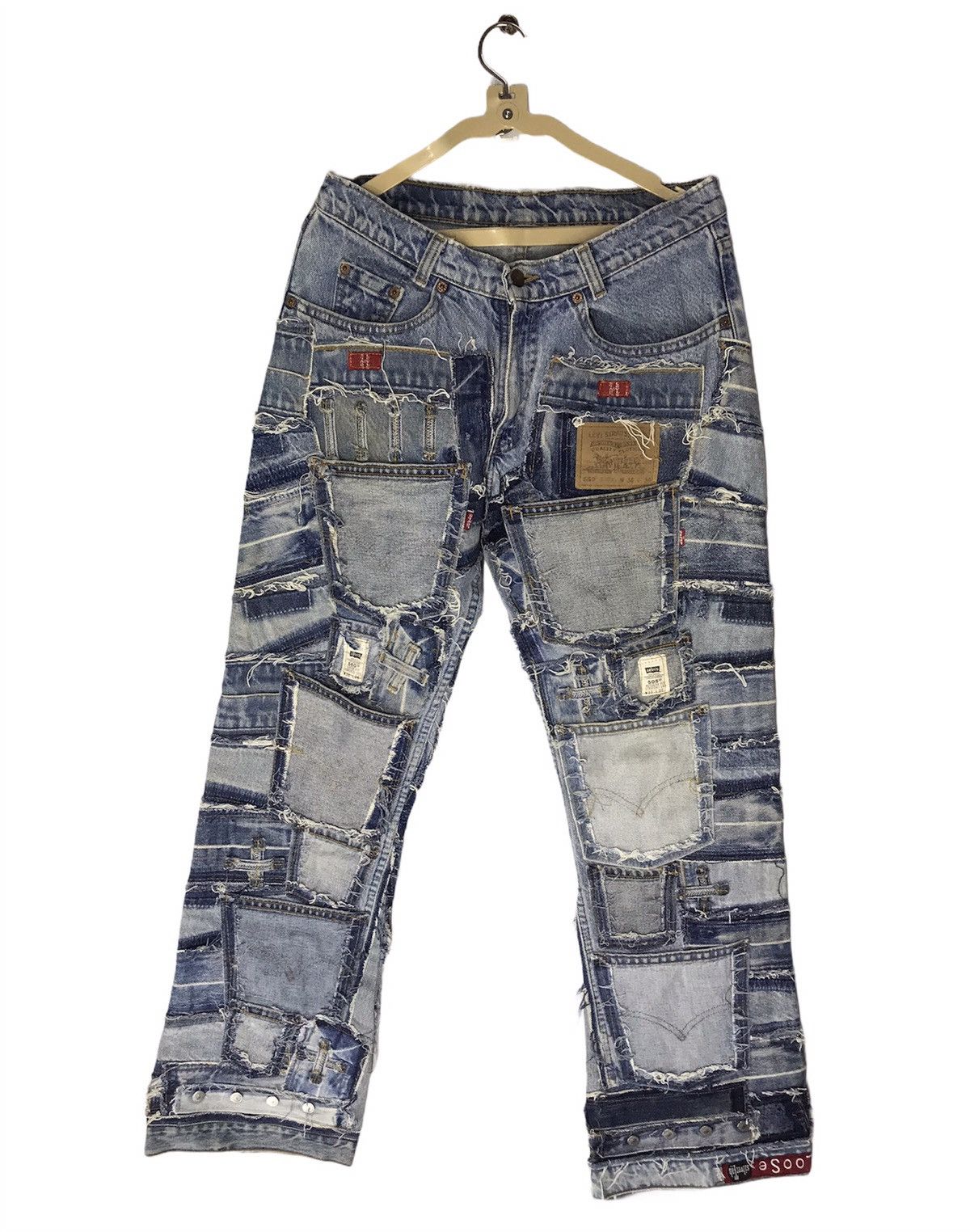 Levi's Vintage Clothing 🔥BEST OFFER 🔥Levi’s distressed denim patchwork size 32 Size US 32 / EU 48 - 1 Thumbnail
