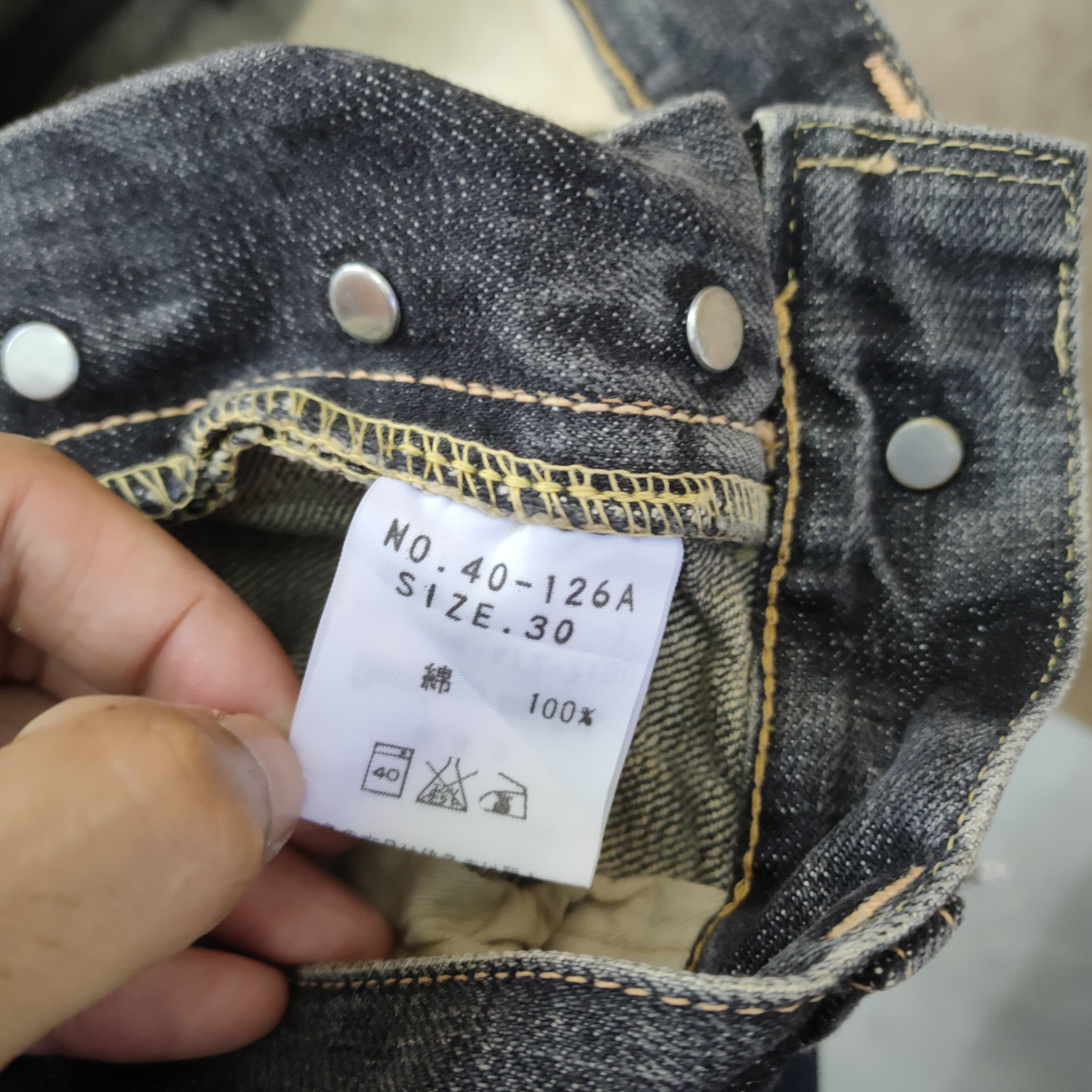 Spellbound VINTAGE SPELLBOUND FADED BLACK JEANS DENIM PANTS Size US 30 / EU 46 - 9 Thumbnail