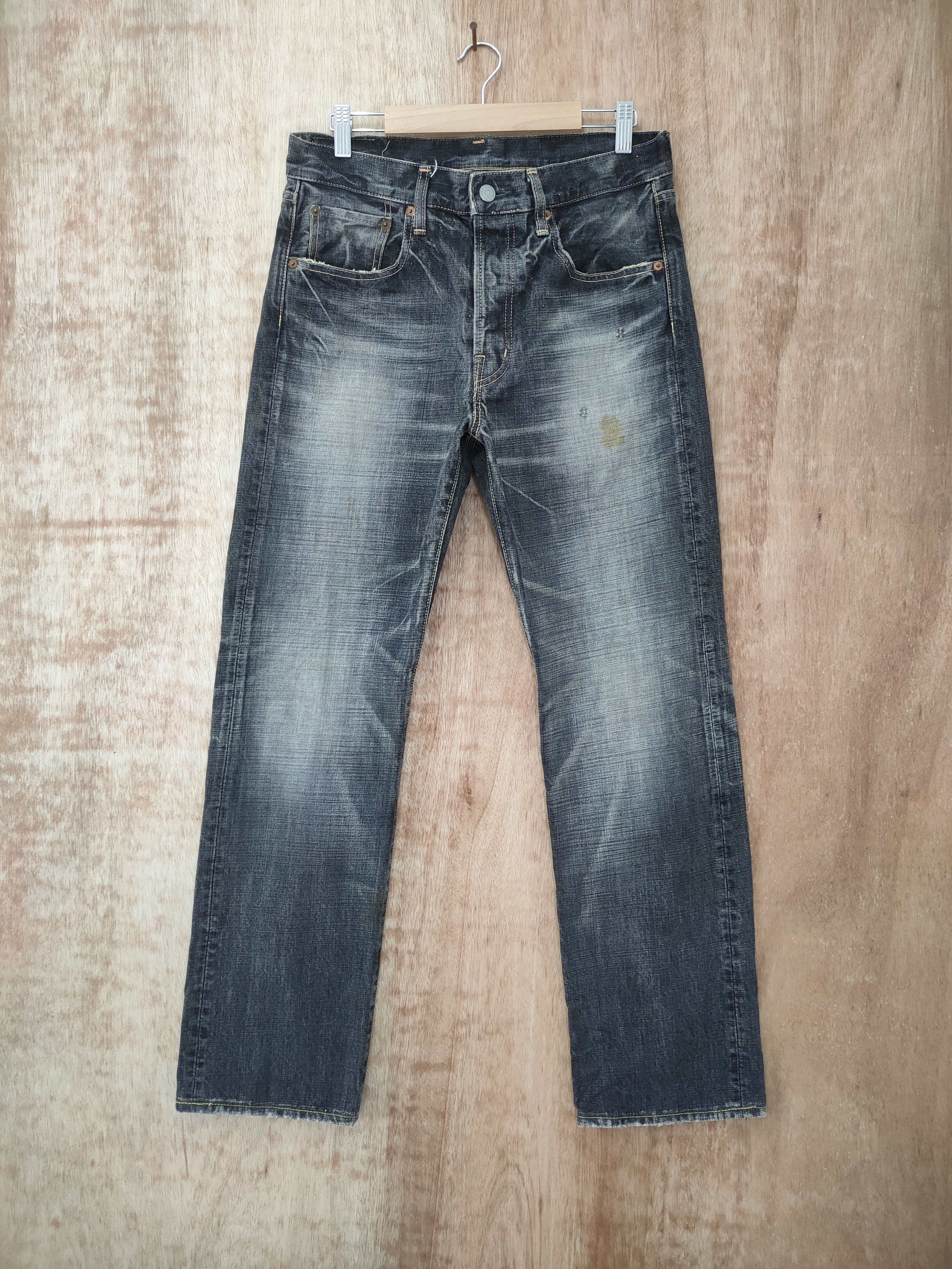 Spellbound VINTAGE SPELLBOUND FADED BLACK JEANS DENIM PANTS Size US 30 / EU 46 - 1 Thumbnail