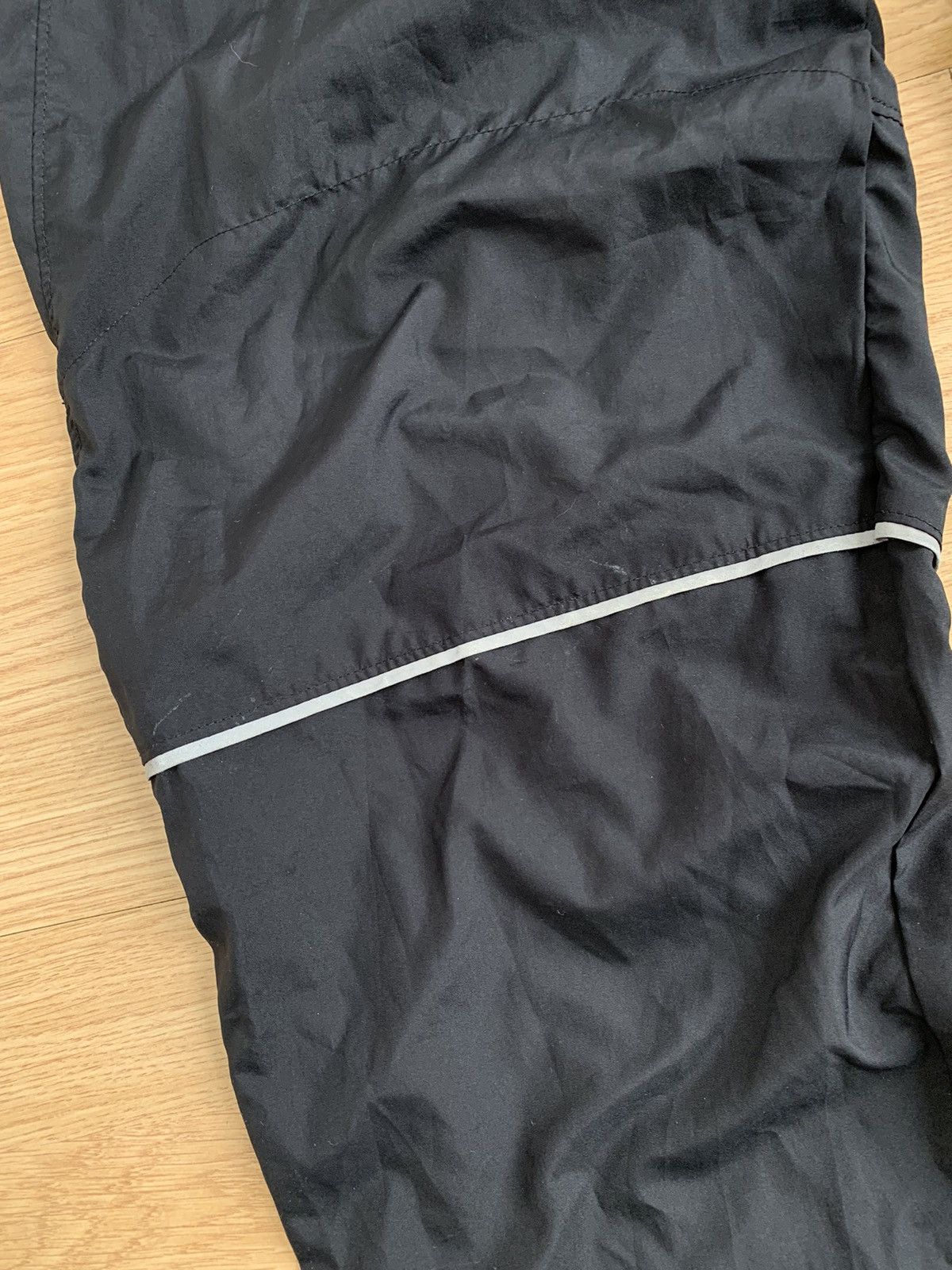 Nike × Vintage Vintage y2k Nike Black Track Pants Swoosh Drill Size US 34 / EU 50 - 5 Thumbnail