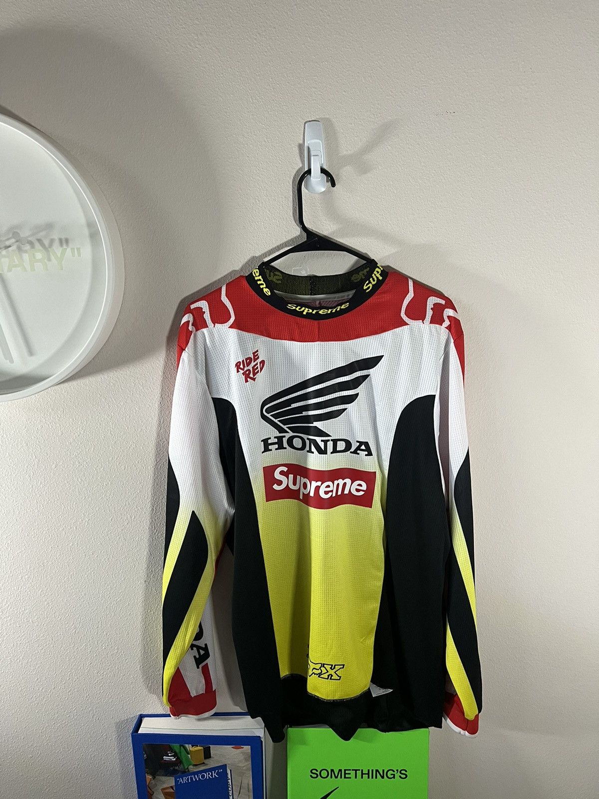 Supreme honda best sale fox jersey