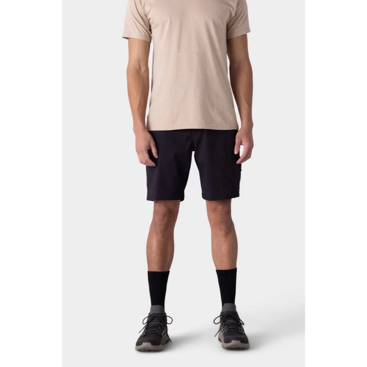 NEW 686 EVERYWHERE DOUBLE KNIT SHORTS WASHED BLACK SZ L