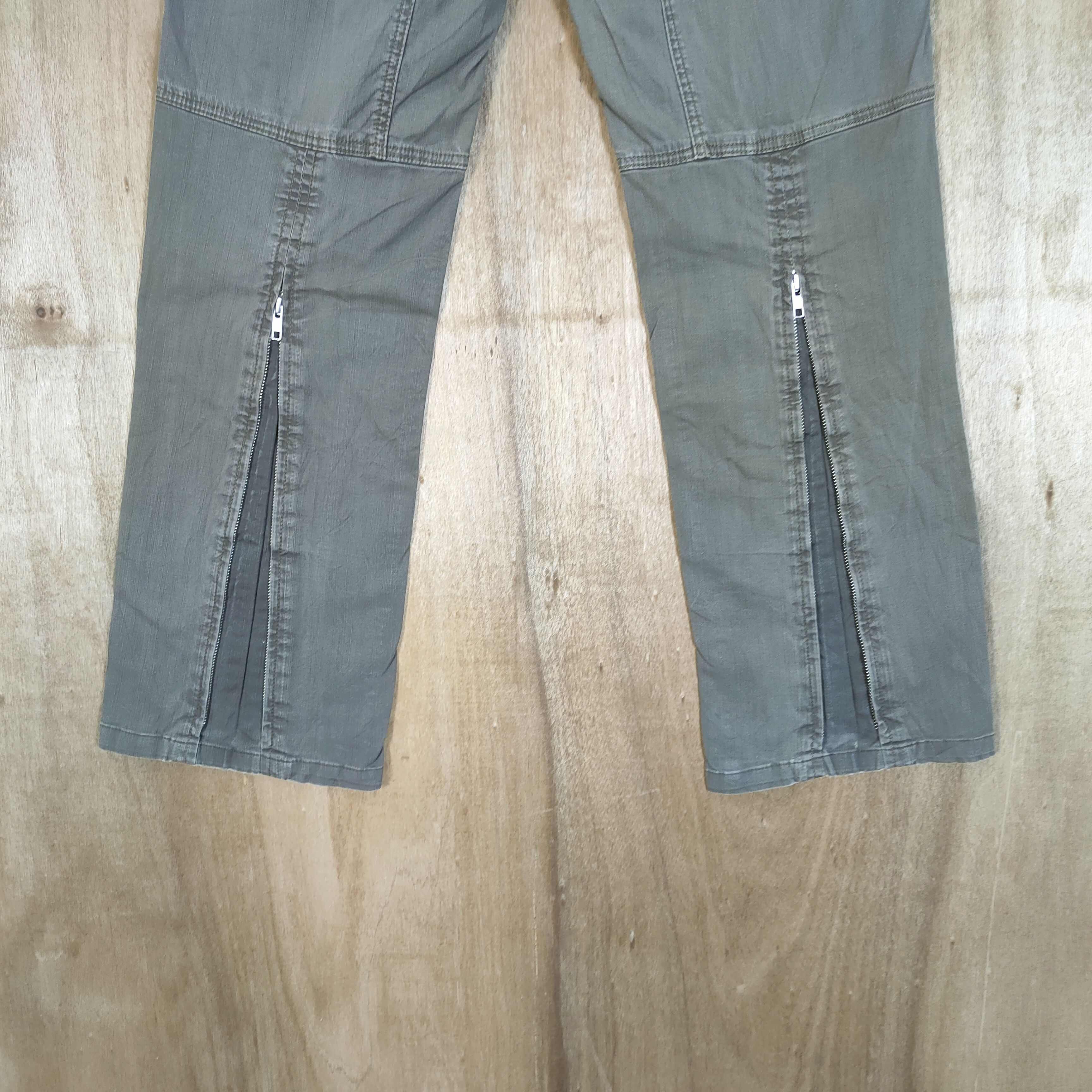 Japanese Brand VINTAGE JAPANESE ANKLE ZIPPER LEG FADED PANTS Size US 31 - 11 Thumbnail