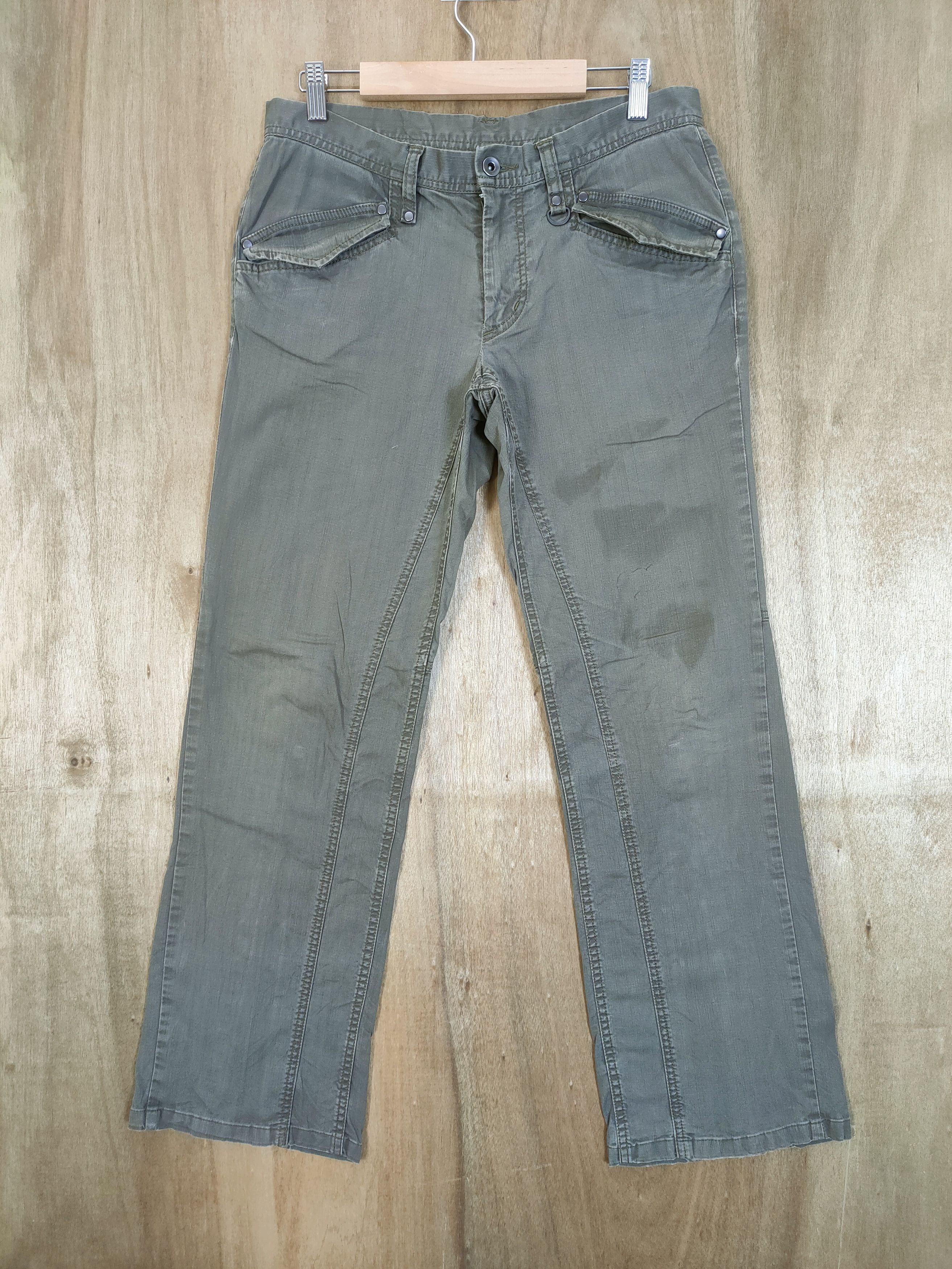 Japanese Brand VINTAGE JAPANESE ANKLE ZIPPER LEG FADED PANTS Size US 31 - 2 Thumbnail