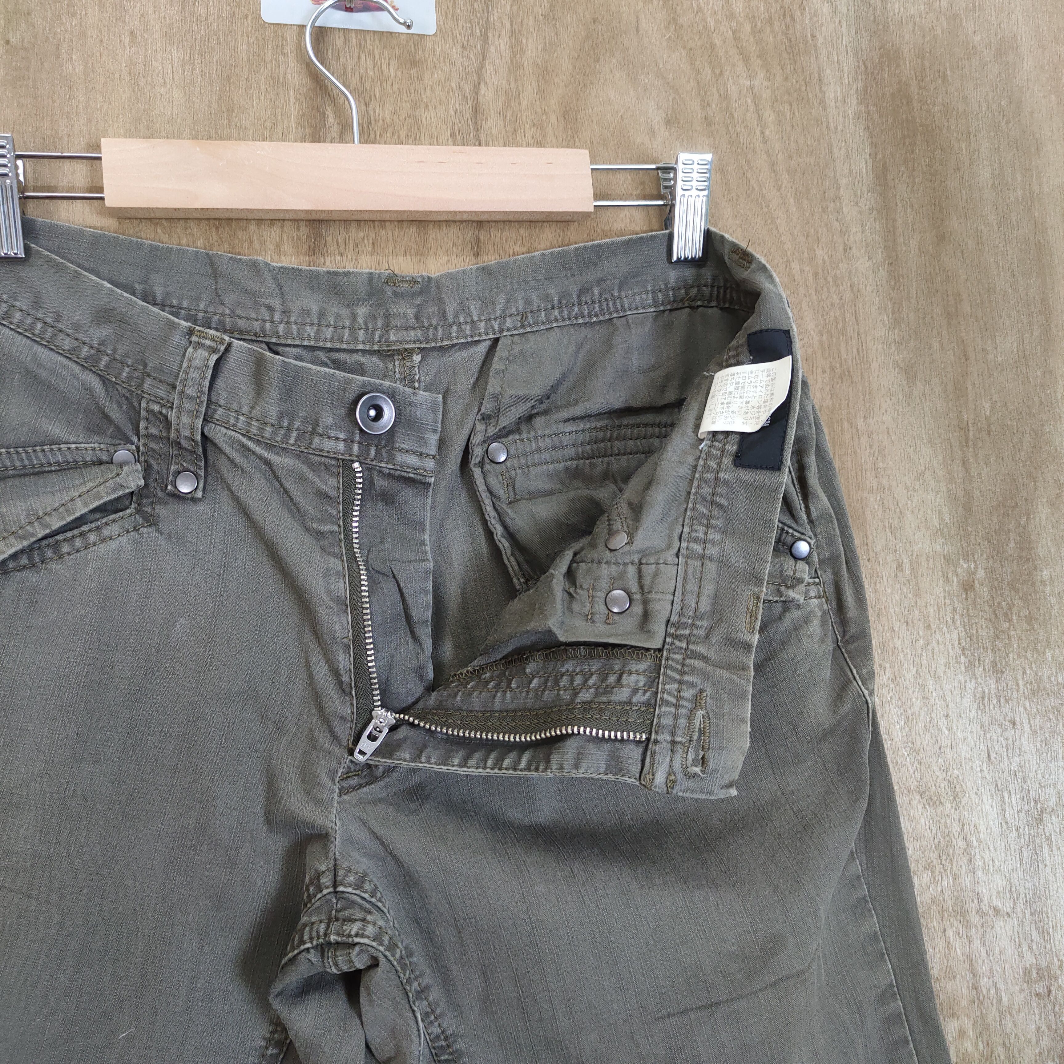 Japanese Brand VINTAGE JAPANESE ANKLE ZIPPER LEG FADED PANTS Size US 31 - 3 Thumbnail