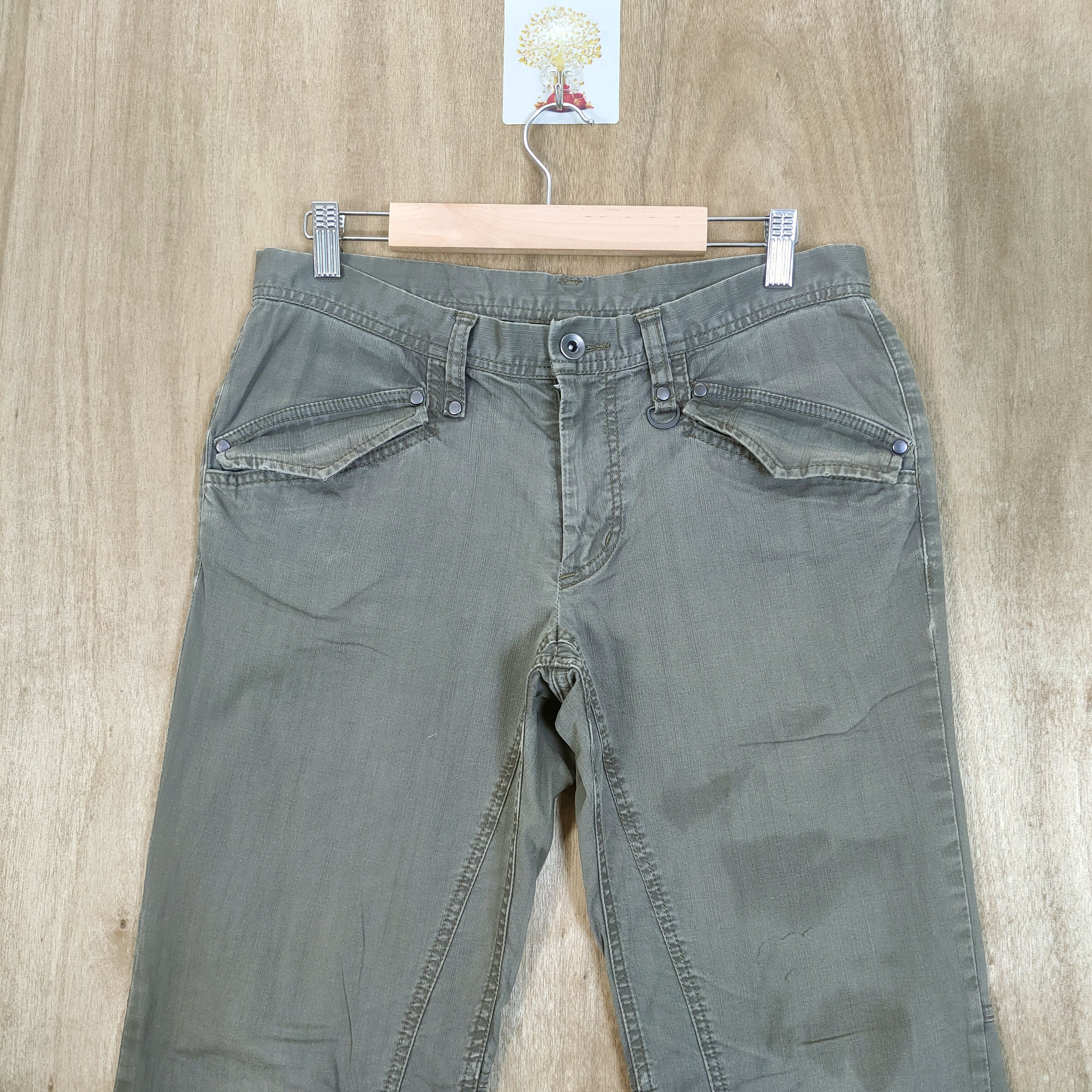 Japanese Brand VINTAGE JAPANESE ANKLE ZIPPER LEG FADED PANTS Size US 31 - 5 Thumbnail