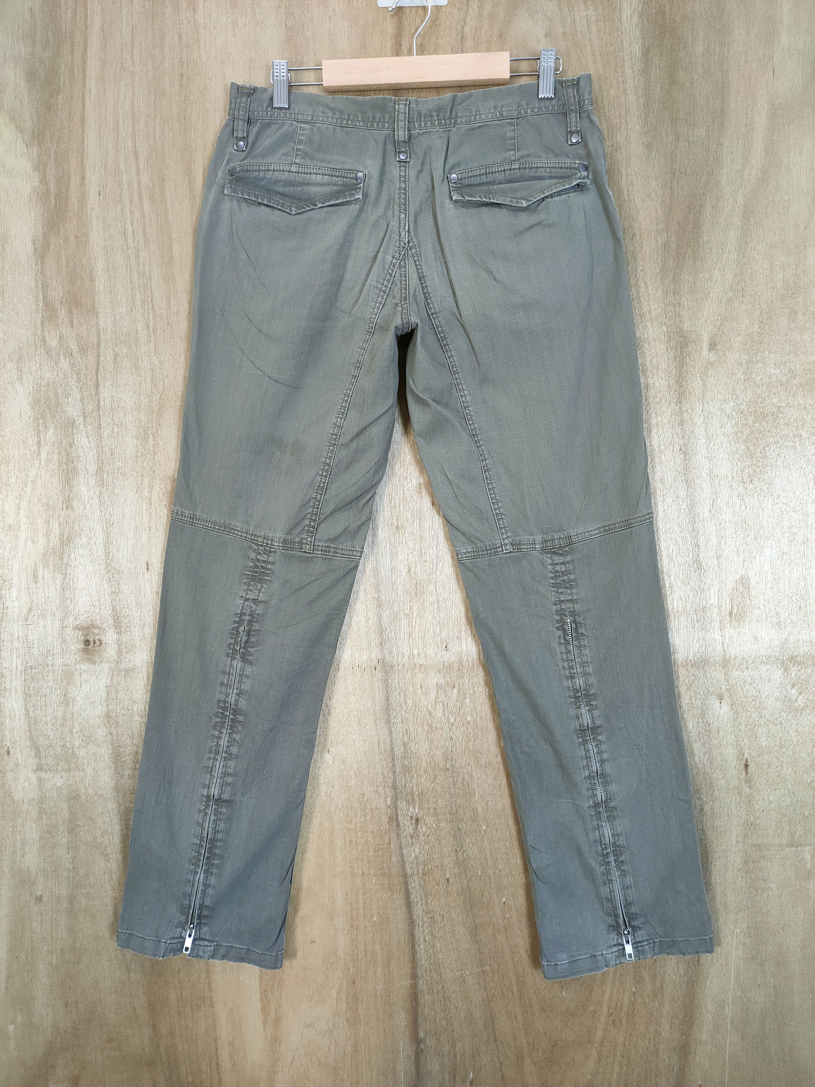Japanese Brand VINTAGE JAPANESE ANKLE ZIPPER LEG FADED PANTS Size US 31 - 4 Thumbnail