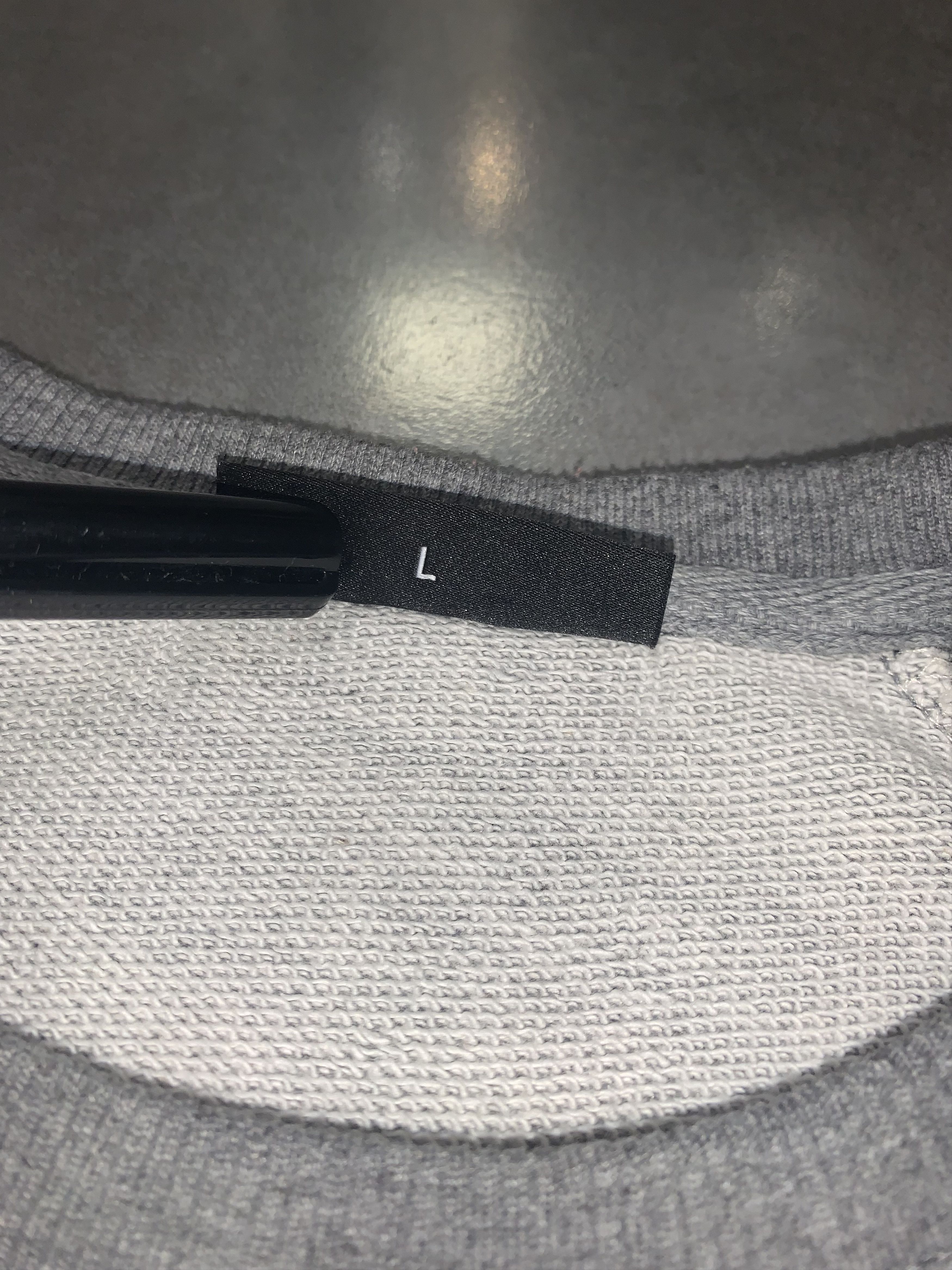 Karl Lagerfeld Karl Lagerfeld Big Logo Gray Crewneck Size US L / EU 52-54 / 3 - 13 Thumbnail