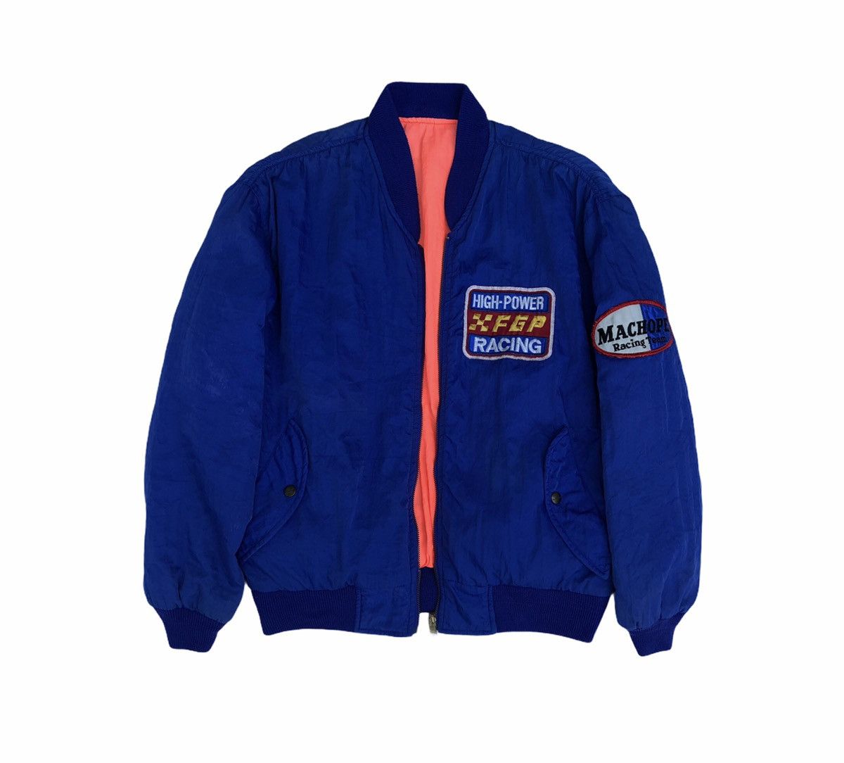 Sports Specialties Vintage Machope Racing Bomber Reversible Jacket Size US M / EU 48-50 / 2 - 7 Thumbnail